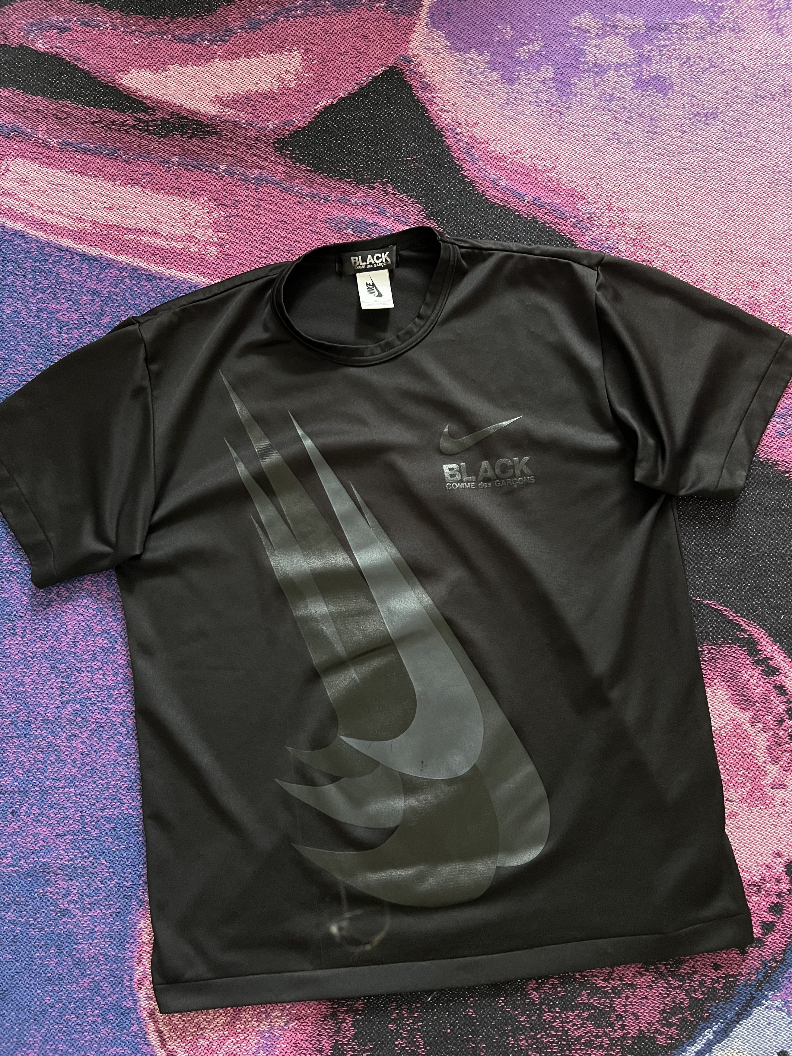 Comme des Garcons Black Nike CDG Black T-Shirt | Grailed