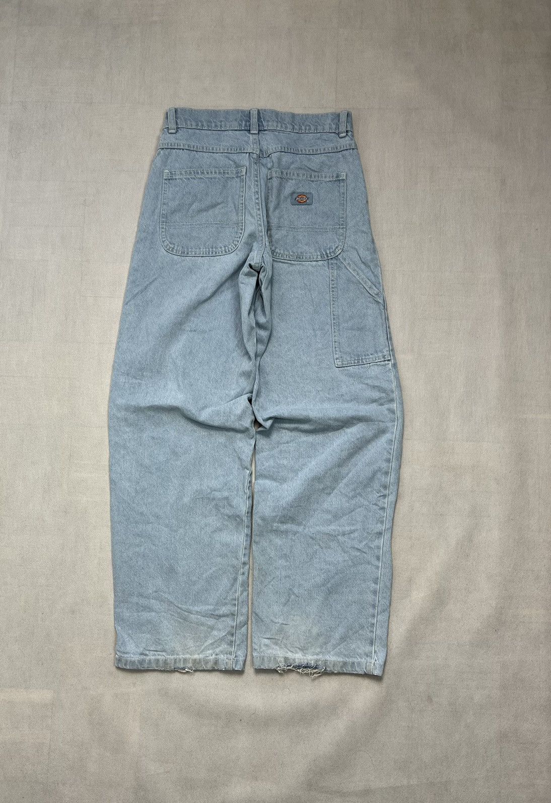 Dickies Pants Dickie Single Knee Baby Blue Jeans Size 25" / US 0 / IT 36 - 1 Thumbnail