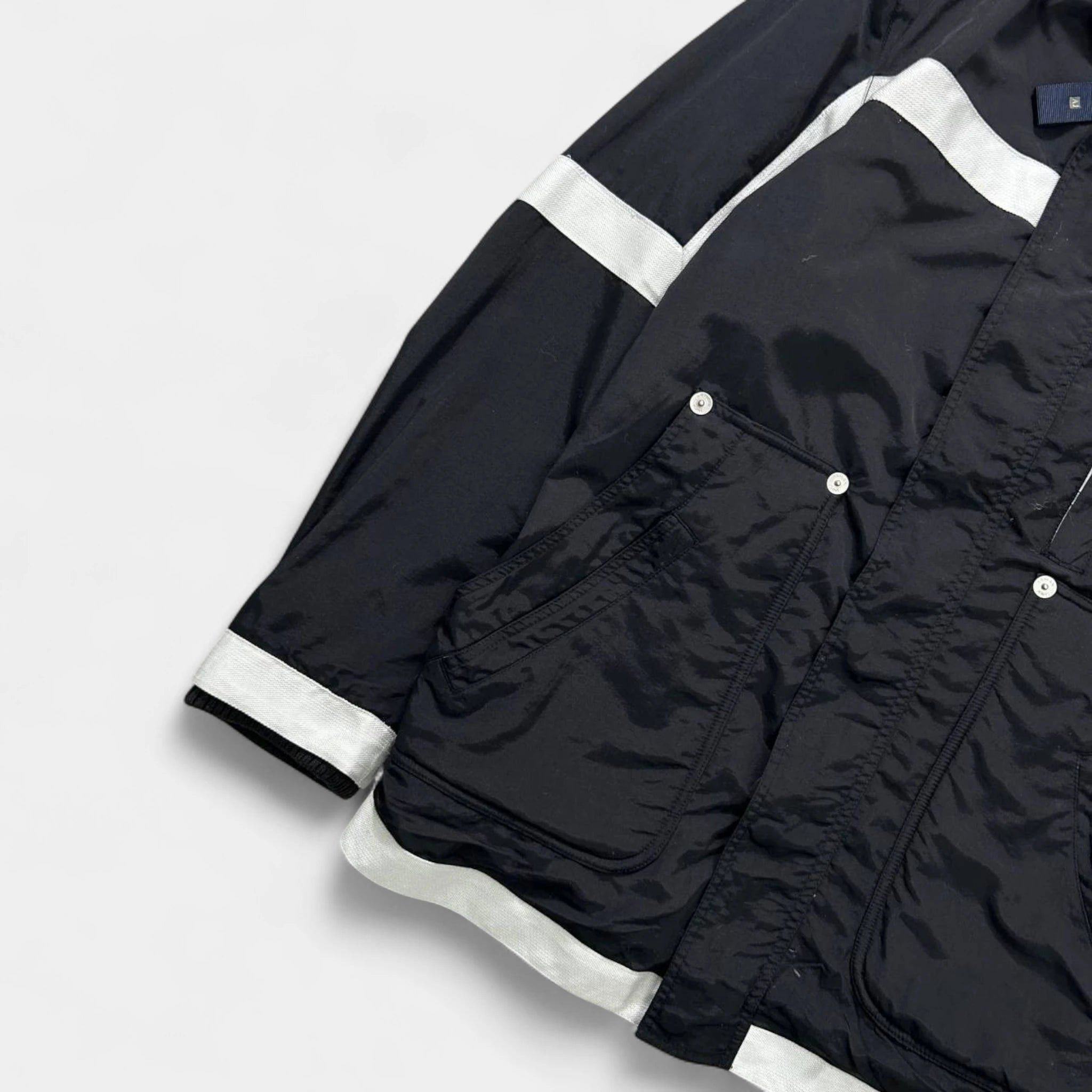 Armani Armani Jeans Classic Black Windbreaker Jacket Size US L / EU 52-54 / 3 - 3 Thumbnail