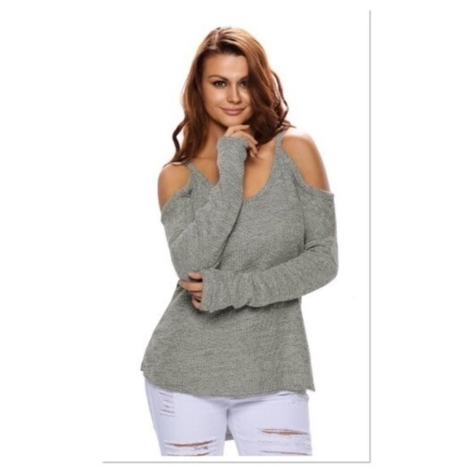 Designer Off The Shoulder Knot Top NWT​​​​​​​ Size M / US 6-8 / IT 42-44 - 1 Thumbnail