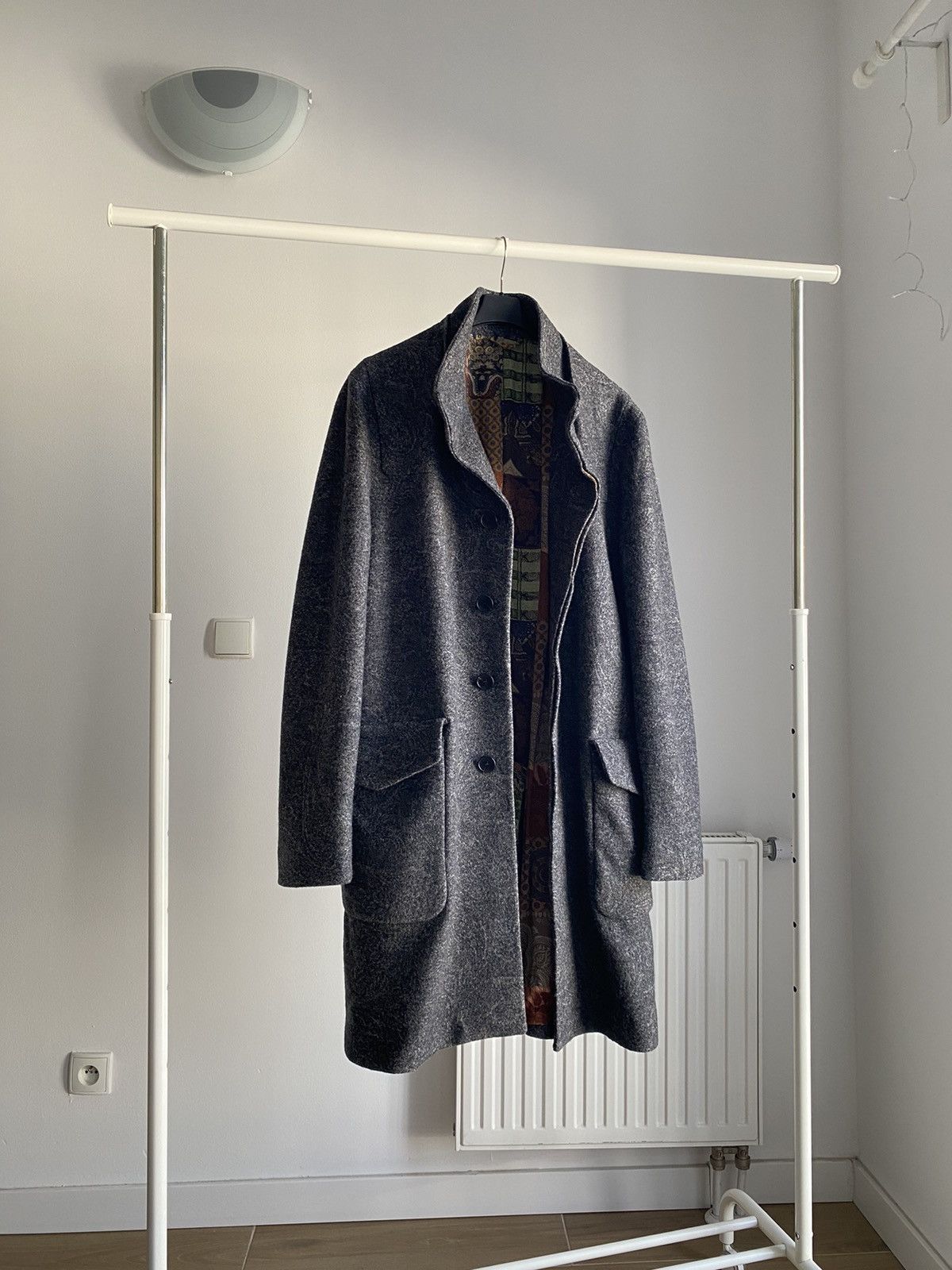 Etro Etro Wool Coat Size US L / EU 52-54 / 3 - 4 Thumbnail