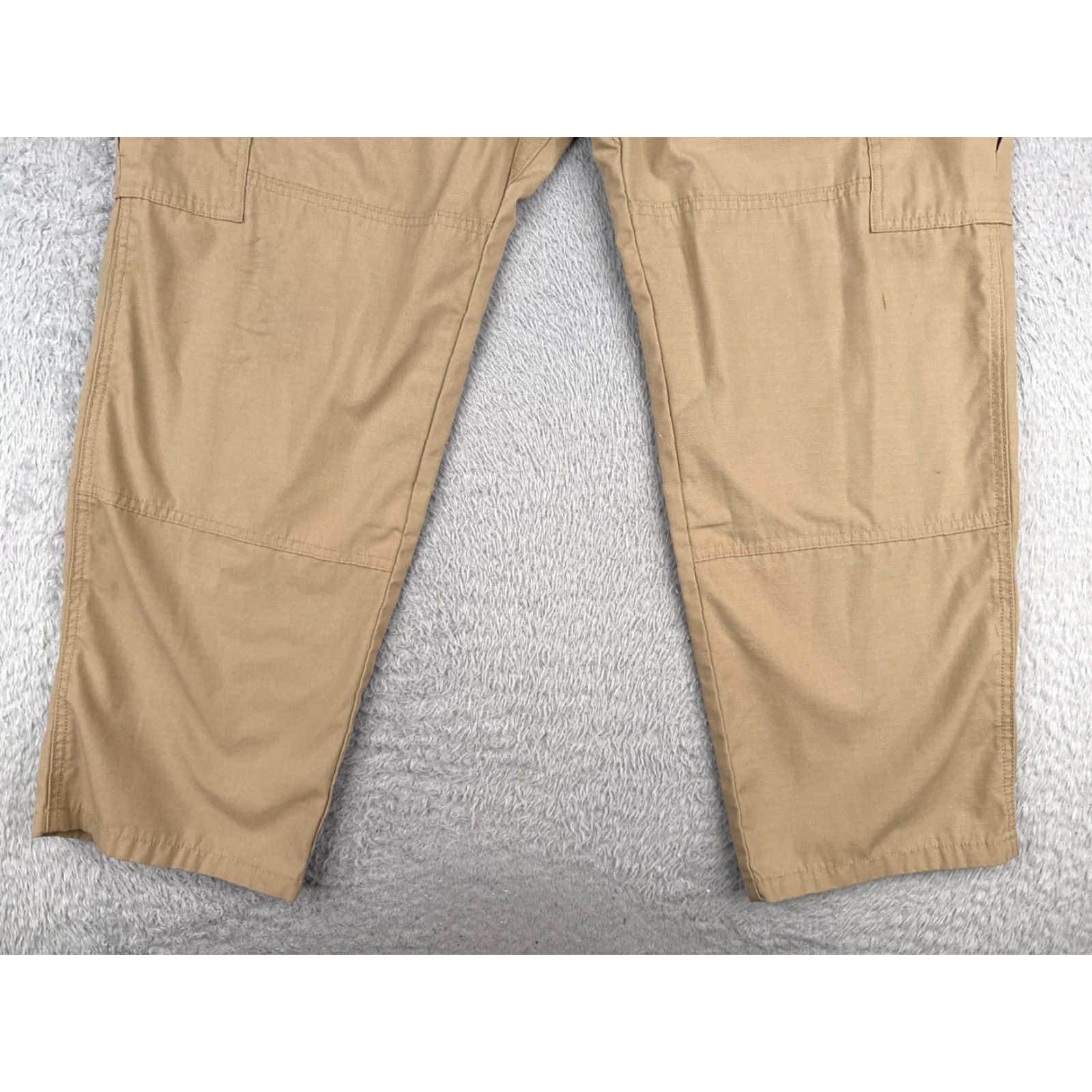 Vintage 5.11 Tactical Pants Men 36 Beige Cargo Double Knee Rip-Stop Fabric LEO EMT 36x30 Size US 36 / EU 52 - 2 Thumbnail