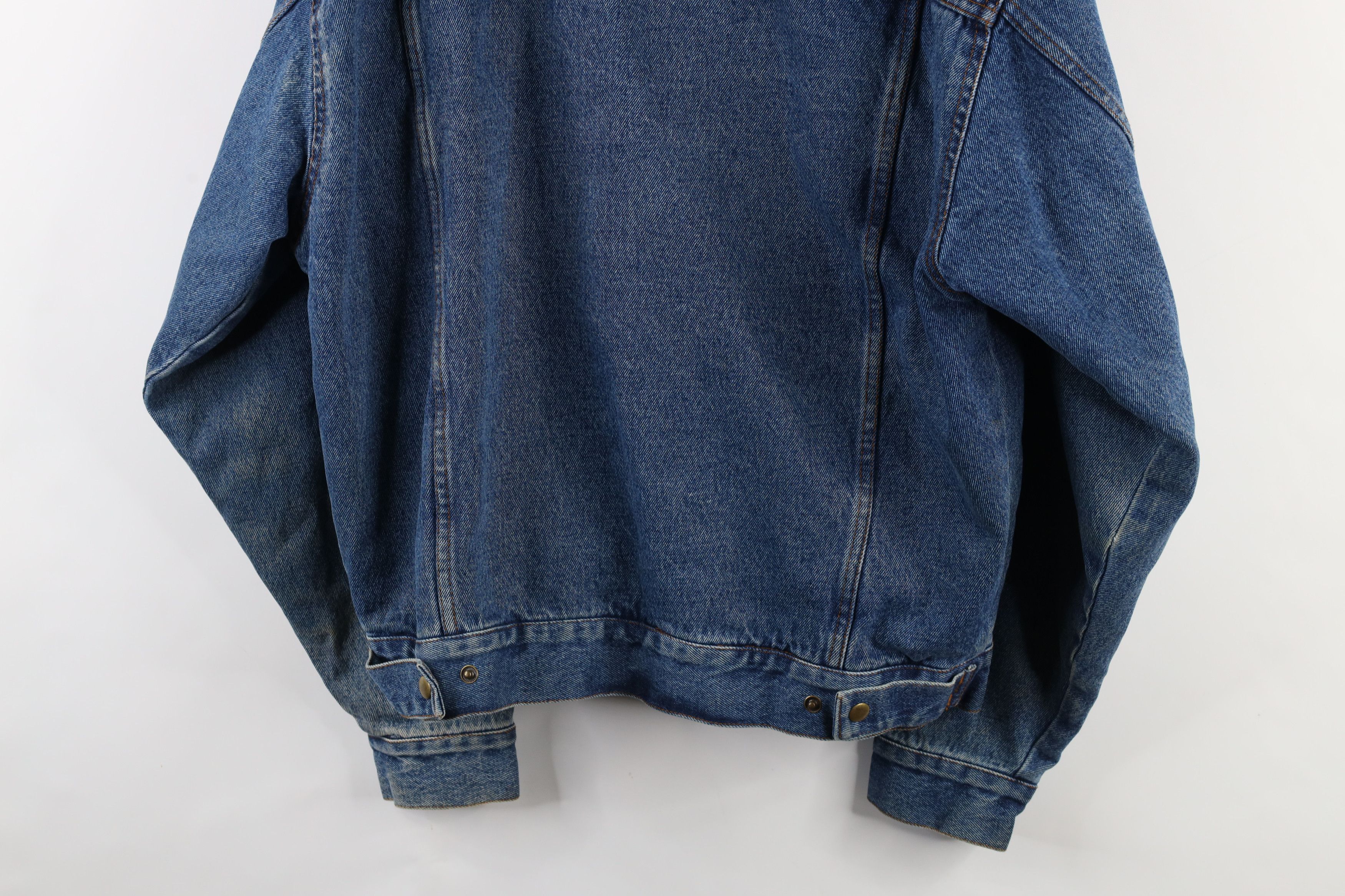 Vintage Vintage 90s Streetwear Hooded Denim Jean Trucker Jacket Size US M / EU 48-50 / 2 - 16 Thumbnail