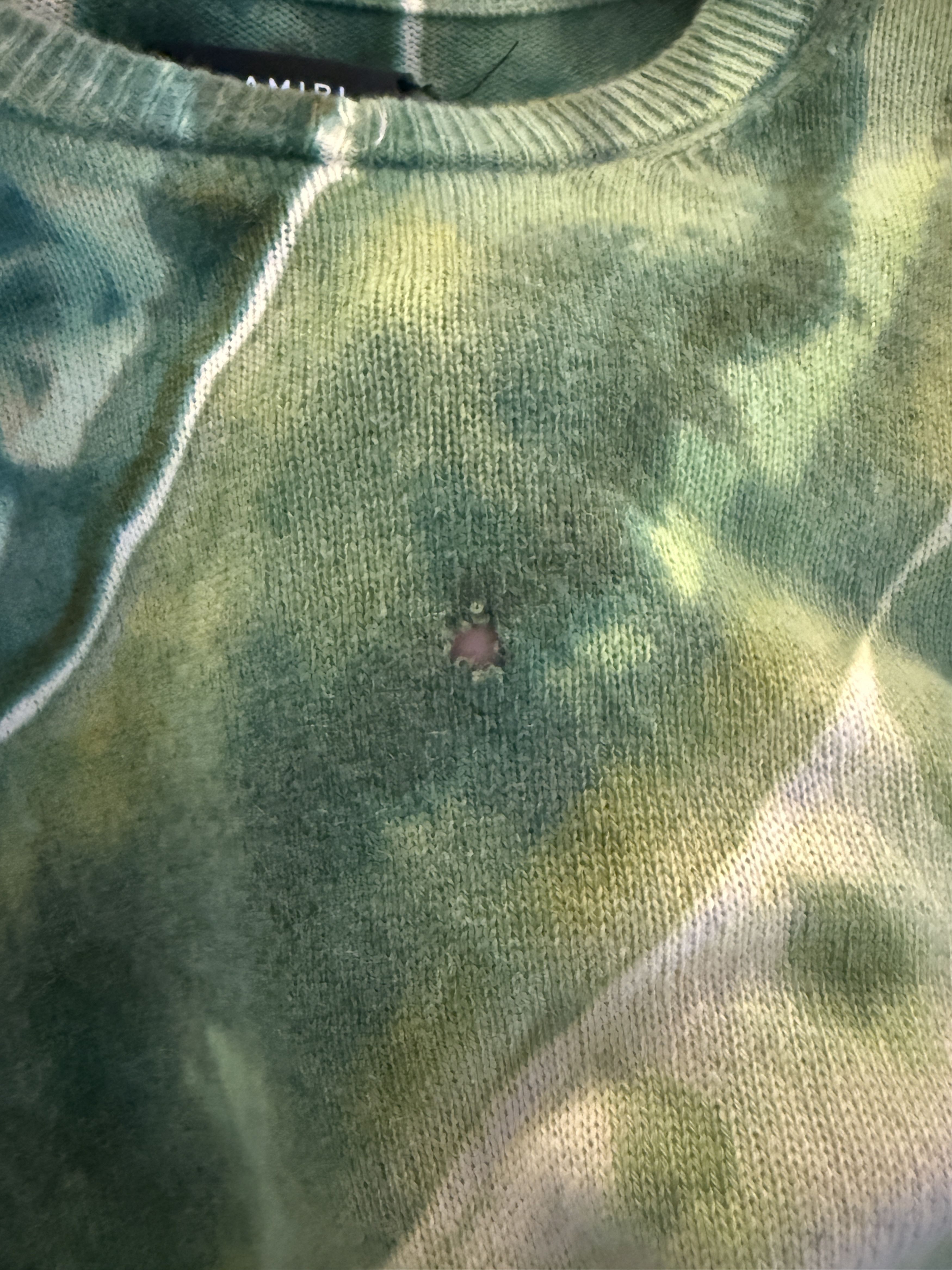 Amiri $1190 Amiri MA Logo Embroidered Tie-Dye Cashmere Sweater Size US M / EU 48-50 / 2 - 11 Thumbnail