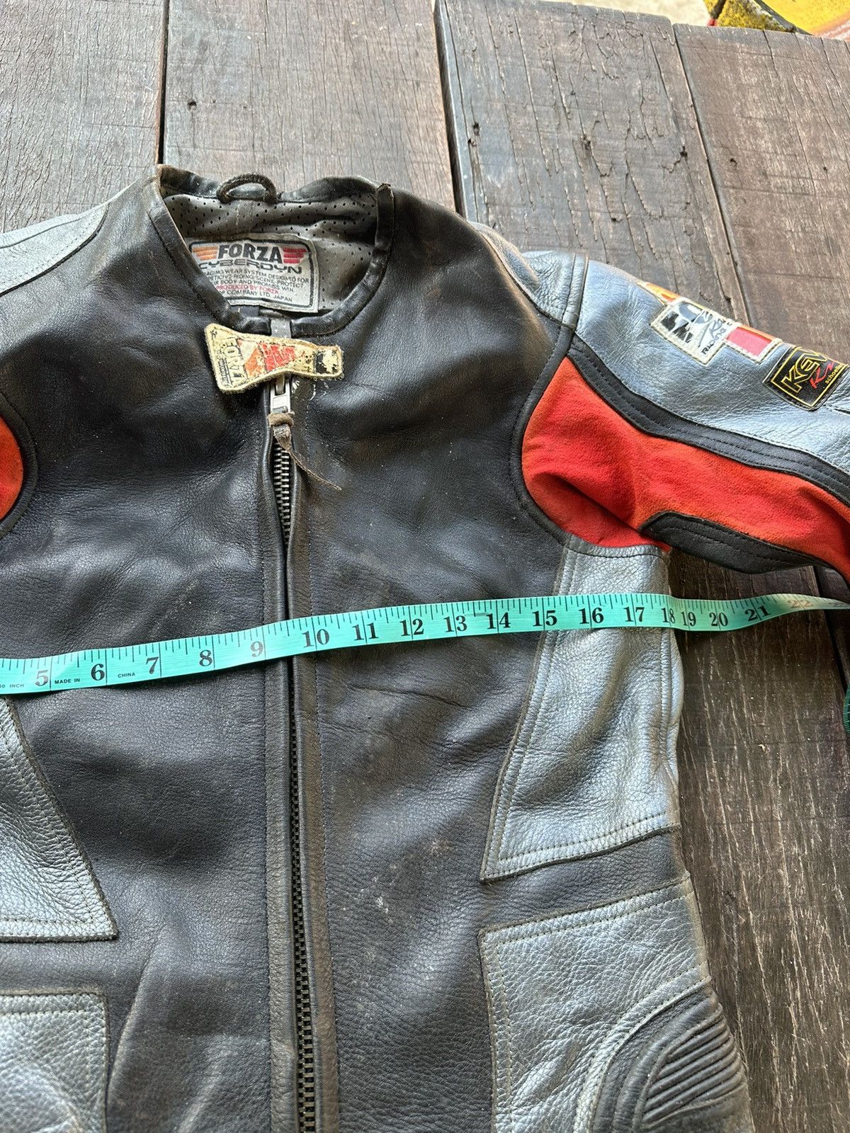 Japanese Brand Forza leather racing jacket Size US XS / EU 42 / 0 - 18 Thumbnail