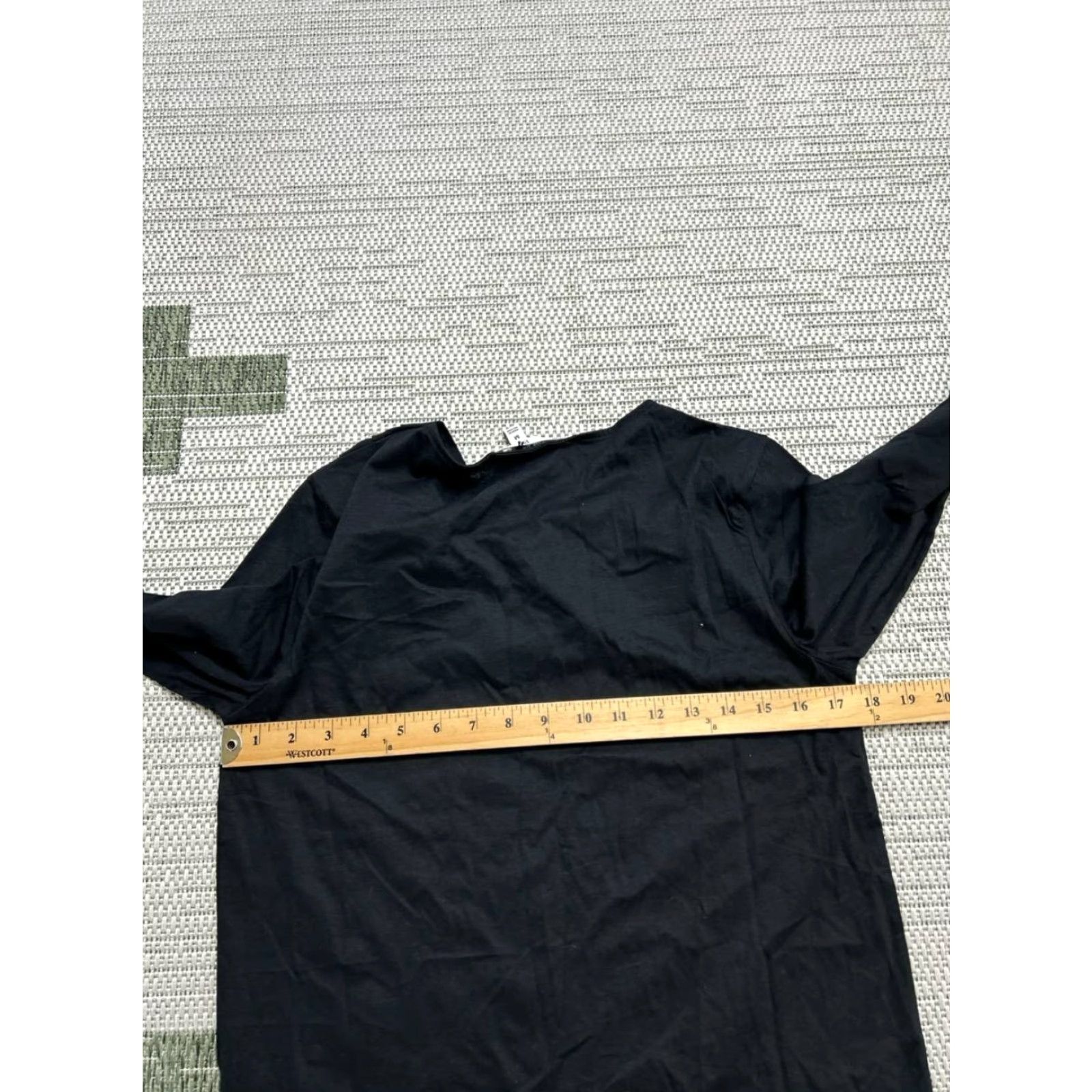 Banana Republic Banana Republic Shirt Womens Medium Black Cotton Pullover Knit T-Shirt Regular Sleeve Long Casual Classic 90s? Size M / US 6-8 / IT 42-44 - 6 Thumbnail