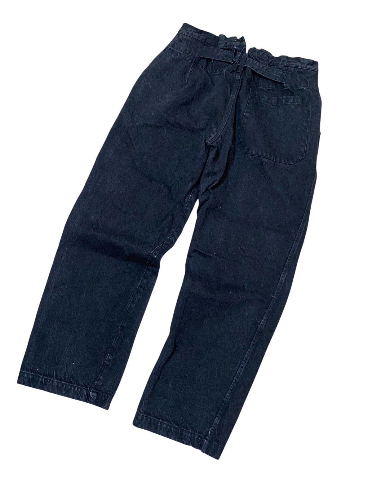 Comoli Comoli us navy style pants buckle back Size US 29 - 1 Thumbnail