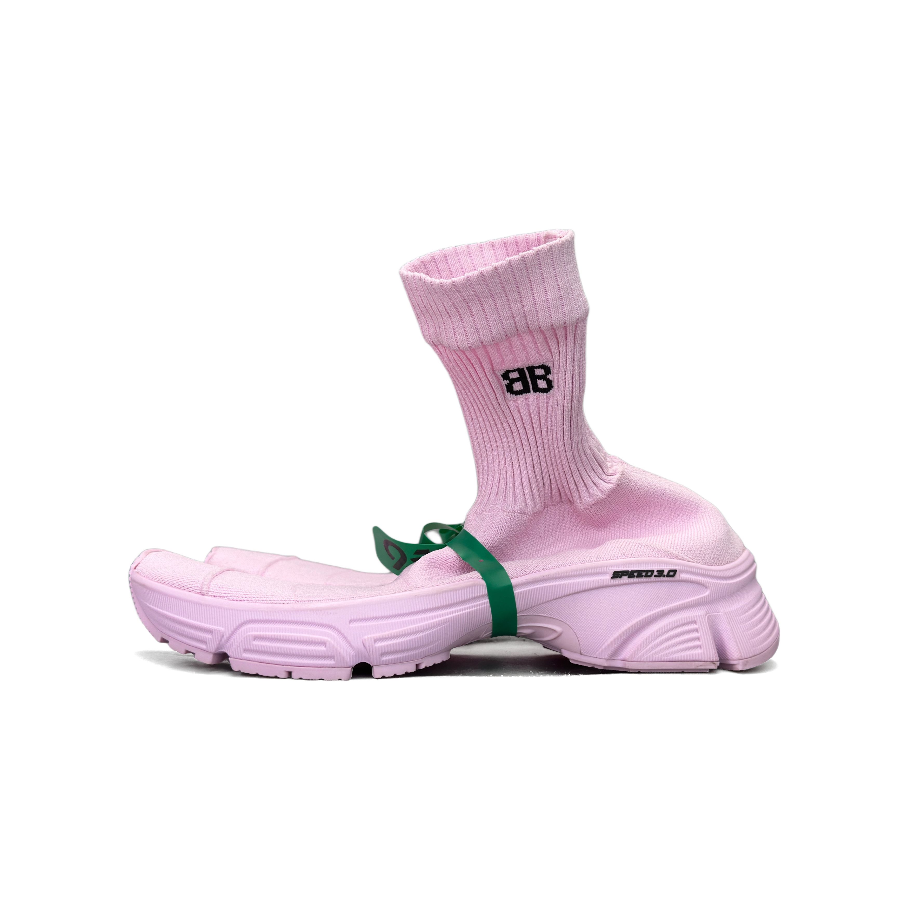 Balenciaga Balenciaga Speed 3.0 Pink Knit Sneakers Size 37 Size US 7 / IT 37 - 1 Thumbnail