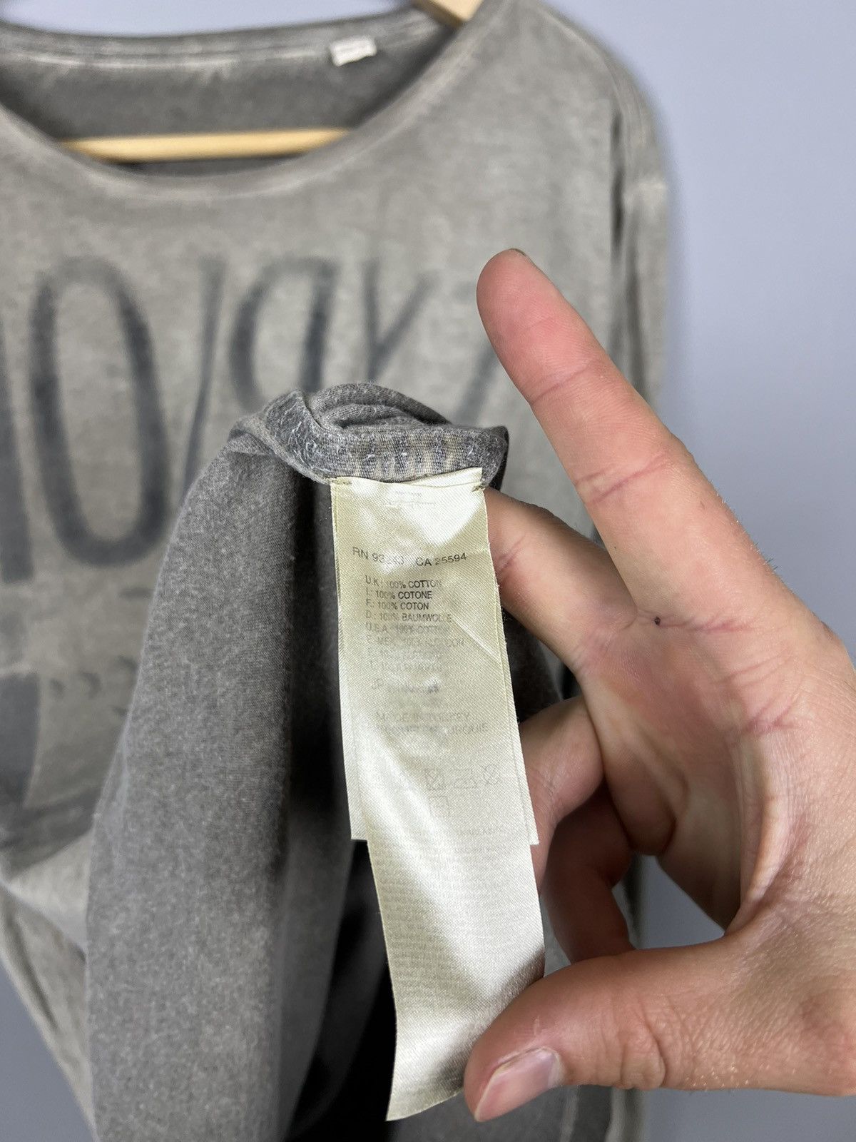 Diesel (M) Diesel Explore reverse big logo Long Sleeve T-Shirt Size US M / EU 48-50 / 2 - 7 Thumbnail