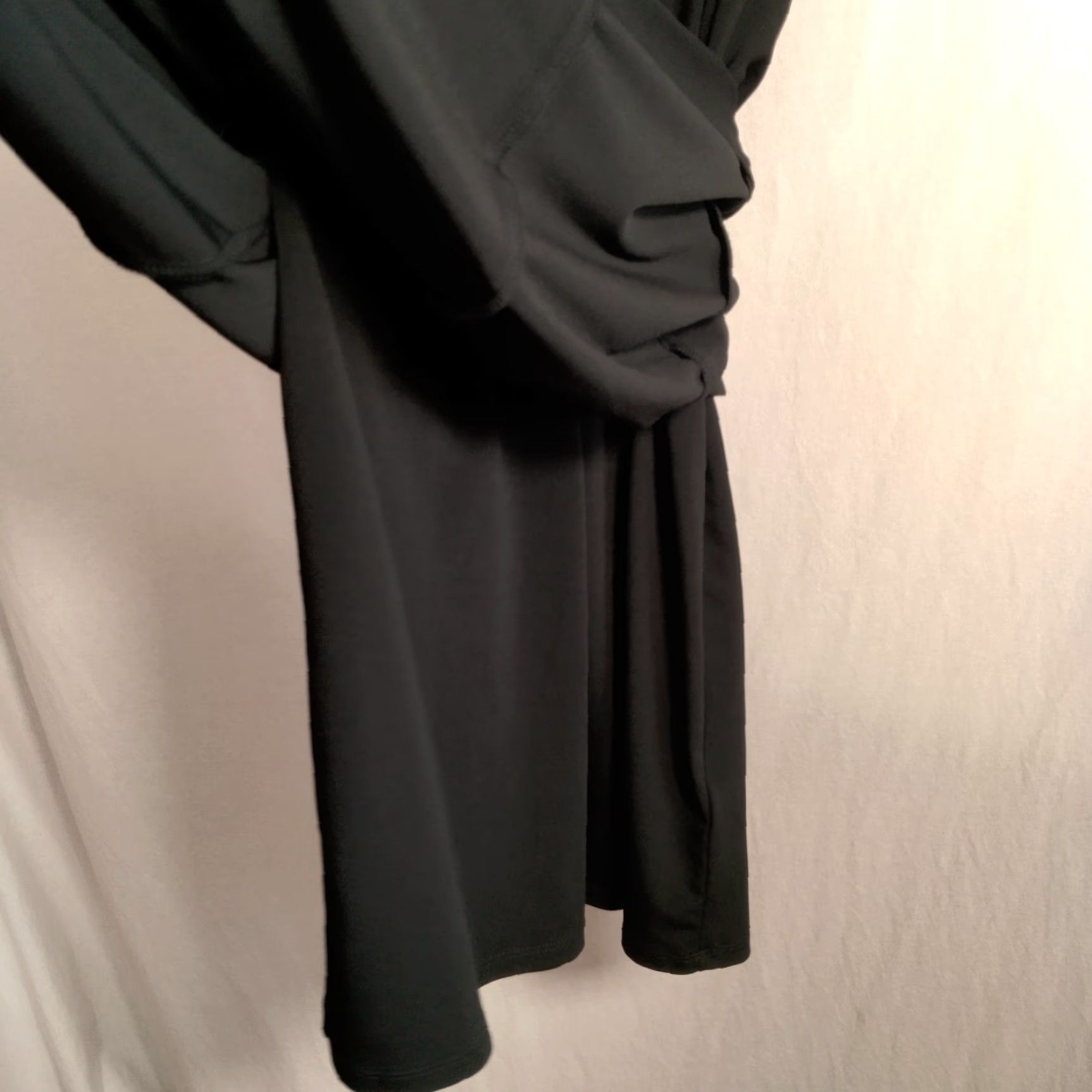 Ralph Lauren Lauren Ralph Lauren Dress Size 12 Black Faux Wrap Stretch Sleeveless Lined LBD Size XL / US 12-14 / IT 48-50 - 5 Thumbnail