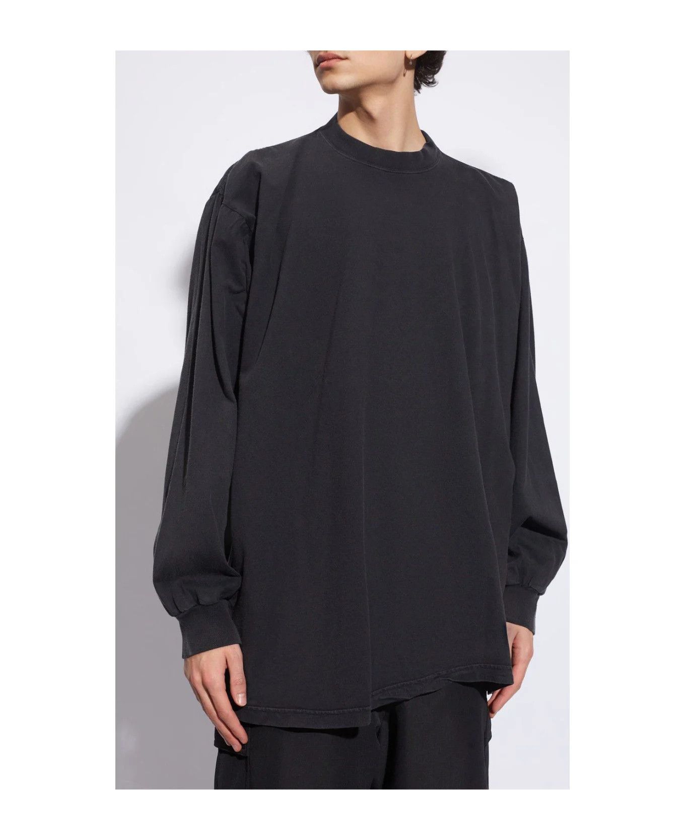 Balenciaga o1bcso1str0326 Stretched Out T-Shirt in Faded Black Size US S / EU 44-46 / 1 - 2 Thumbnail