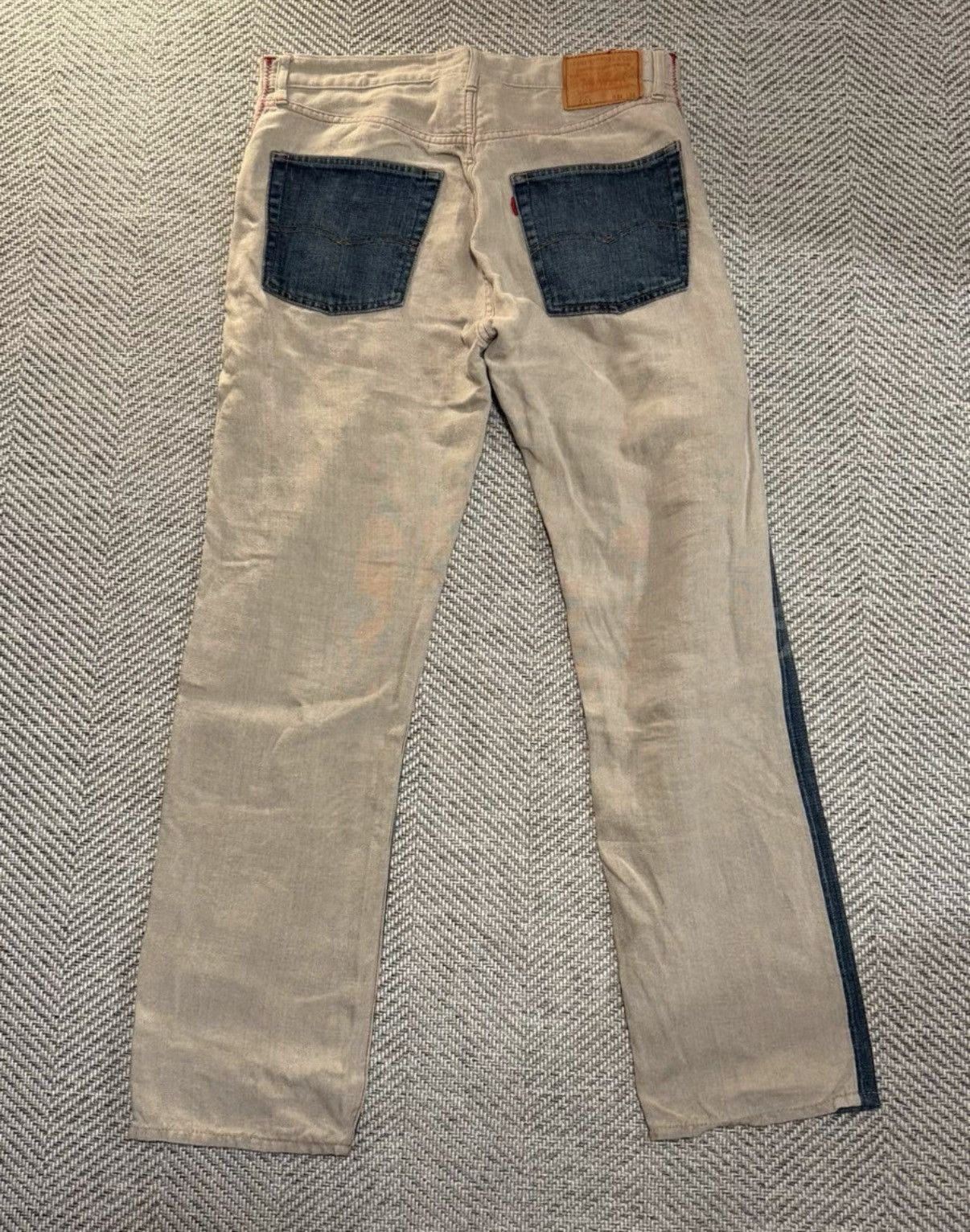Levi's Levi’s MAN Cotton Linen Panel Deconstructed Jeans K24 Size US 34 / EU 50 - 6 Thumbnail