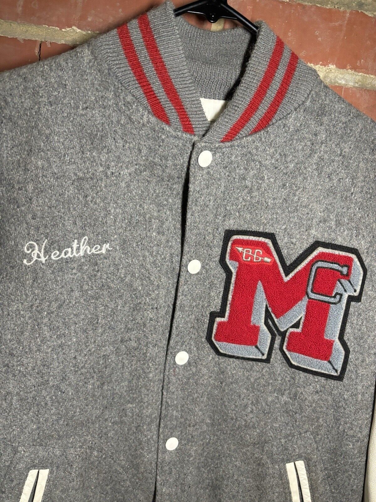 Other Vintage Athletics Letterman Varsity Jacket 89 Powers Sz 40 Size US M / EU 48-50 / 2 - 2 Thumbnail