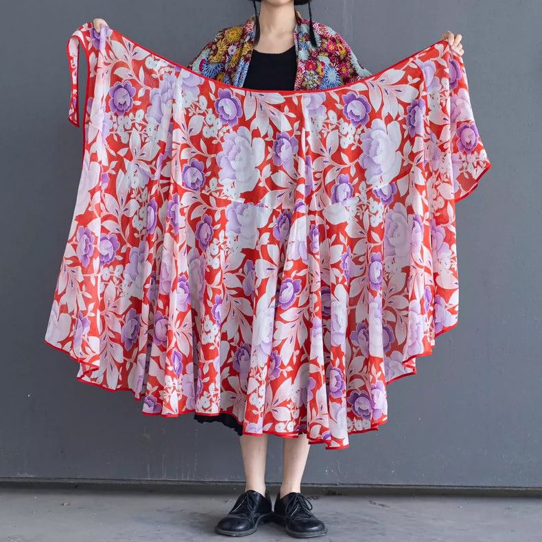Kenzo KENZO sizeM Floral flowers wrap around the skirt vintage Size 25" / US 0 / IT 36 - 8 Thumbnail