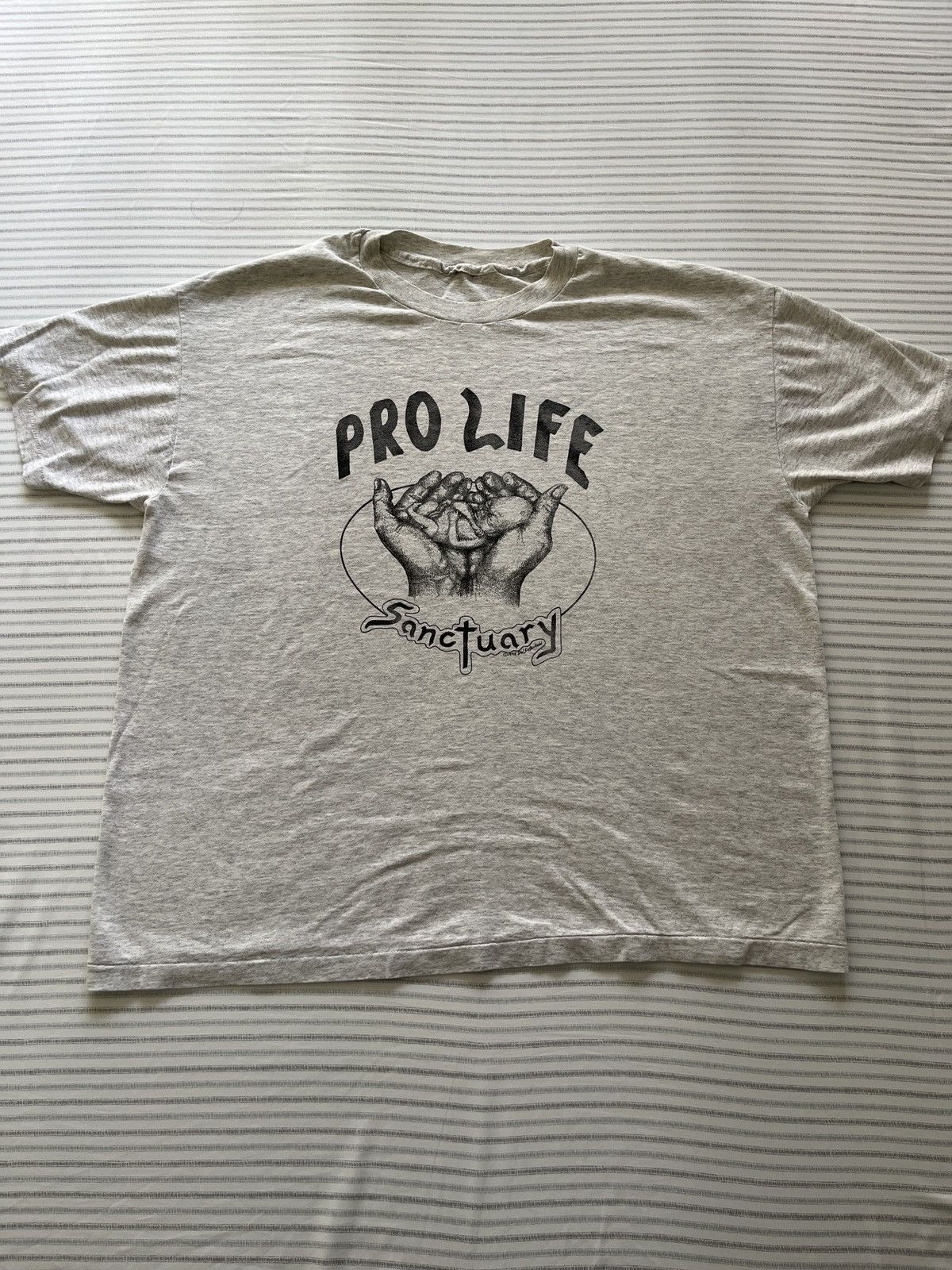 Vintage 1992 Pro Life Sanctuary Shirt Size US L / EU 52-54 / 3 - 1 Thumbnail