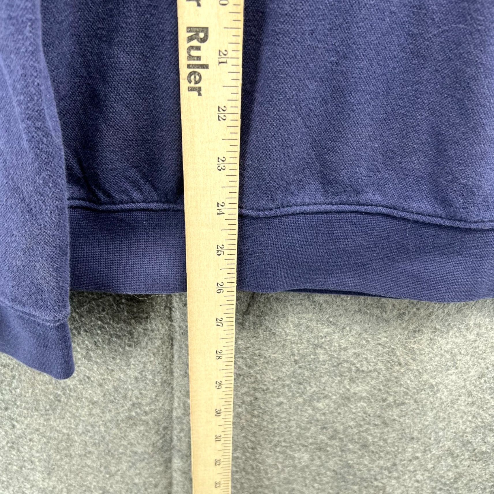 Brooks Brothers Brooks Brothers Sweater Men Large Regular Pullover 1/4 Zip Fleece Blue Navy Mock Neck Long Sleeve Size US L / EU 52-54 / 3 - 6 Thumbnail