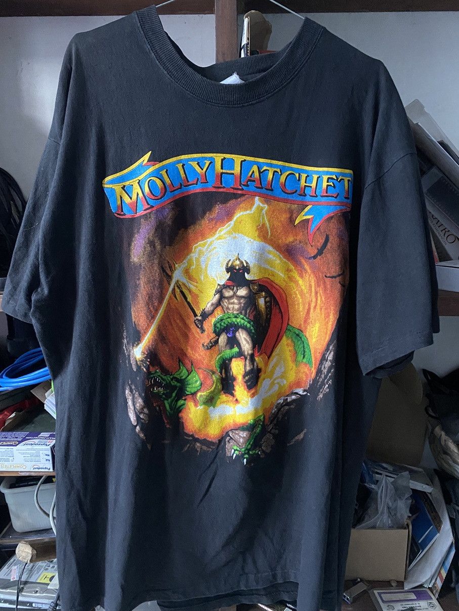Vintage Molly Hatchet 1992 Tour Size US L / EU 52-54 / 3 - 1 Thumbnail