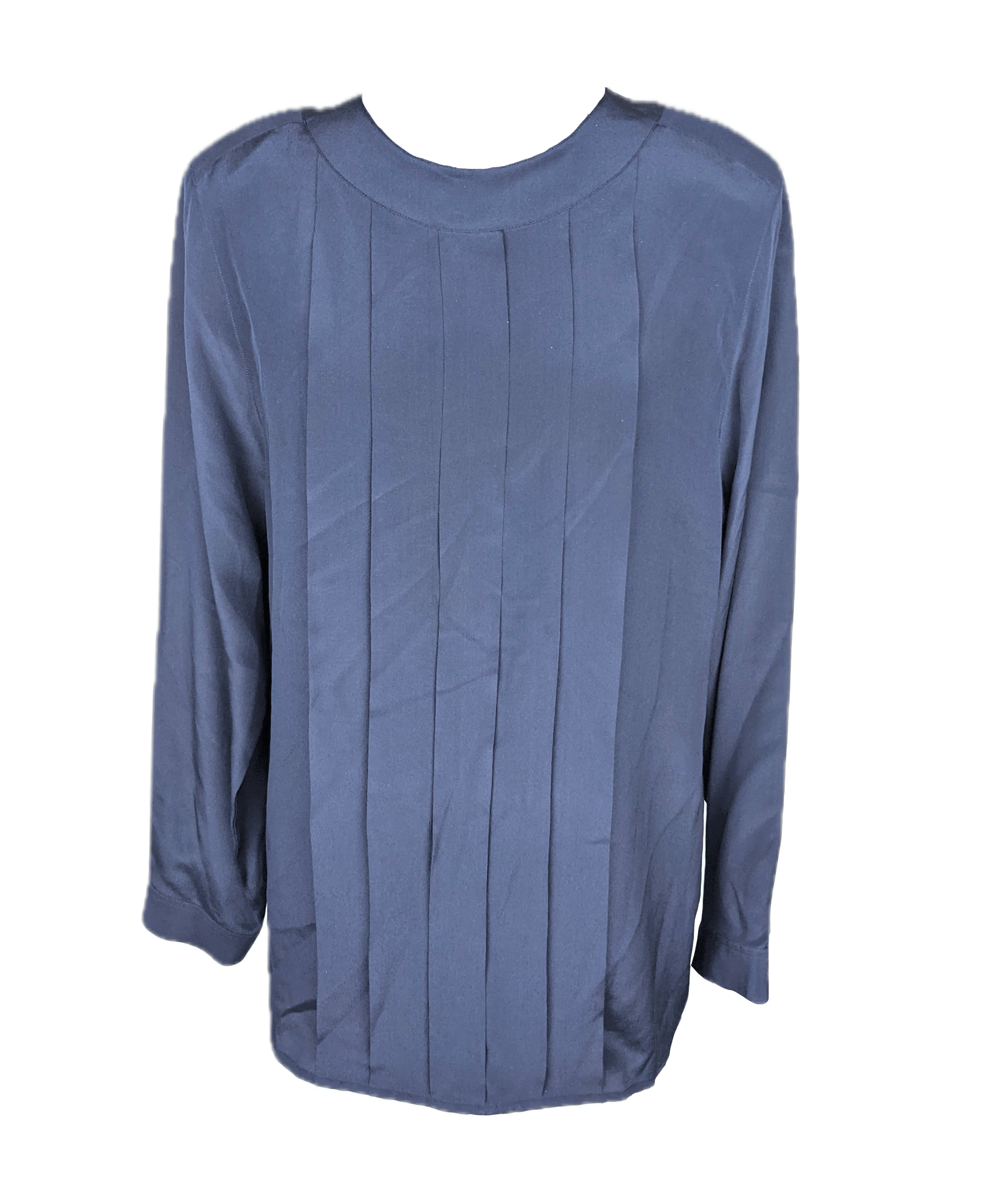 Celine 1990’s Céline Pleated Blouse Size ONE SIZE - 2 Thumbnail