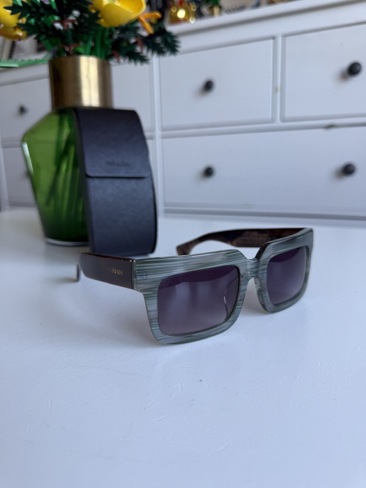 Prada Vintage y2k Prada sunglasses designer streetwear archive rare Size ONE SIZE - 1 Thumbnail