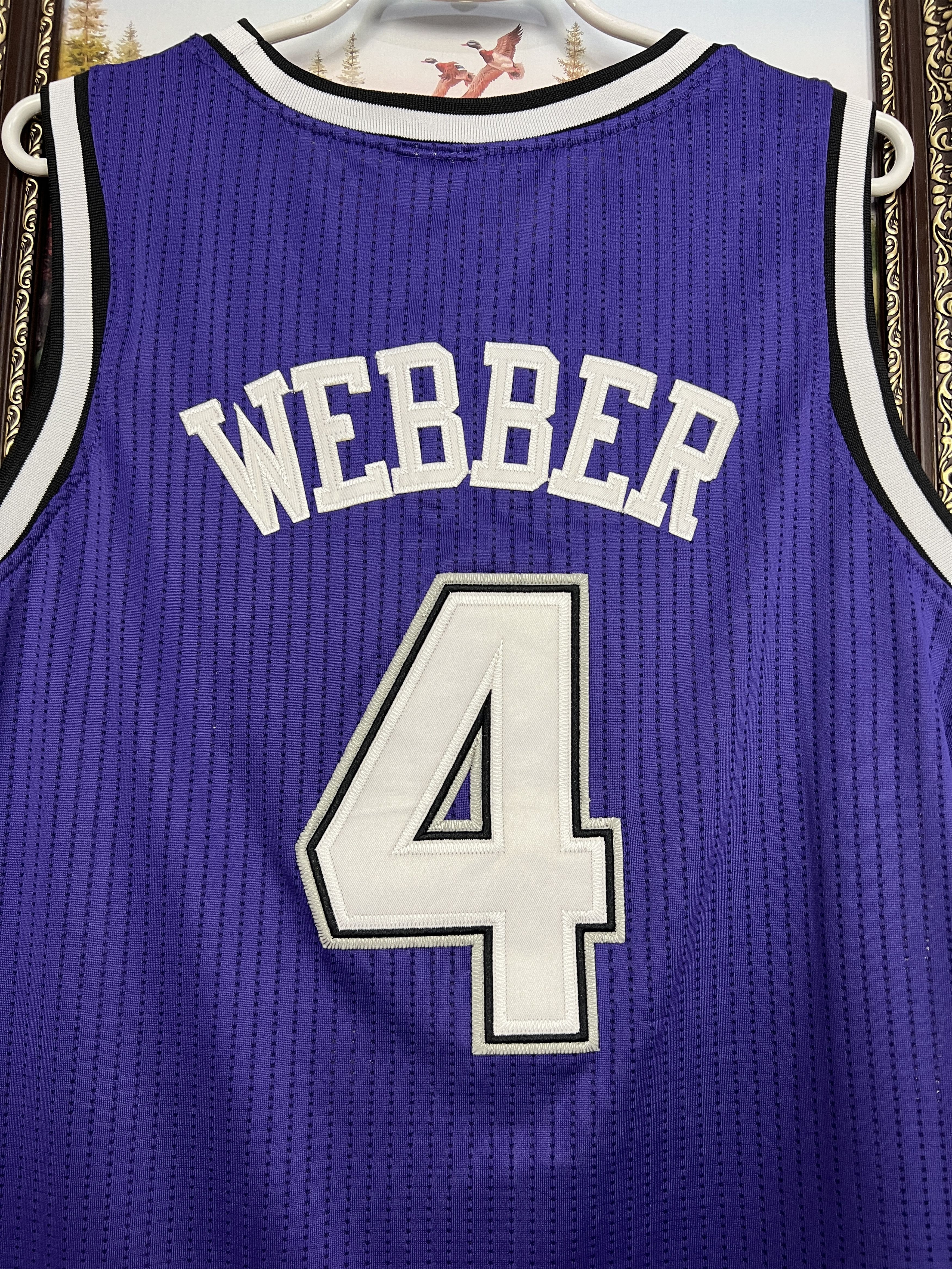 Nike Vintage Nike Sacramento Kings Webber Jersey NBA Mens Shirt Size US M / EU 48-50 / 2 - 11 Thumbnail