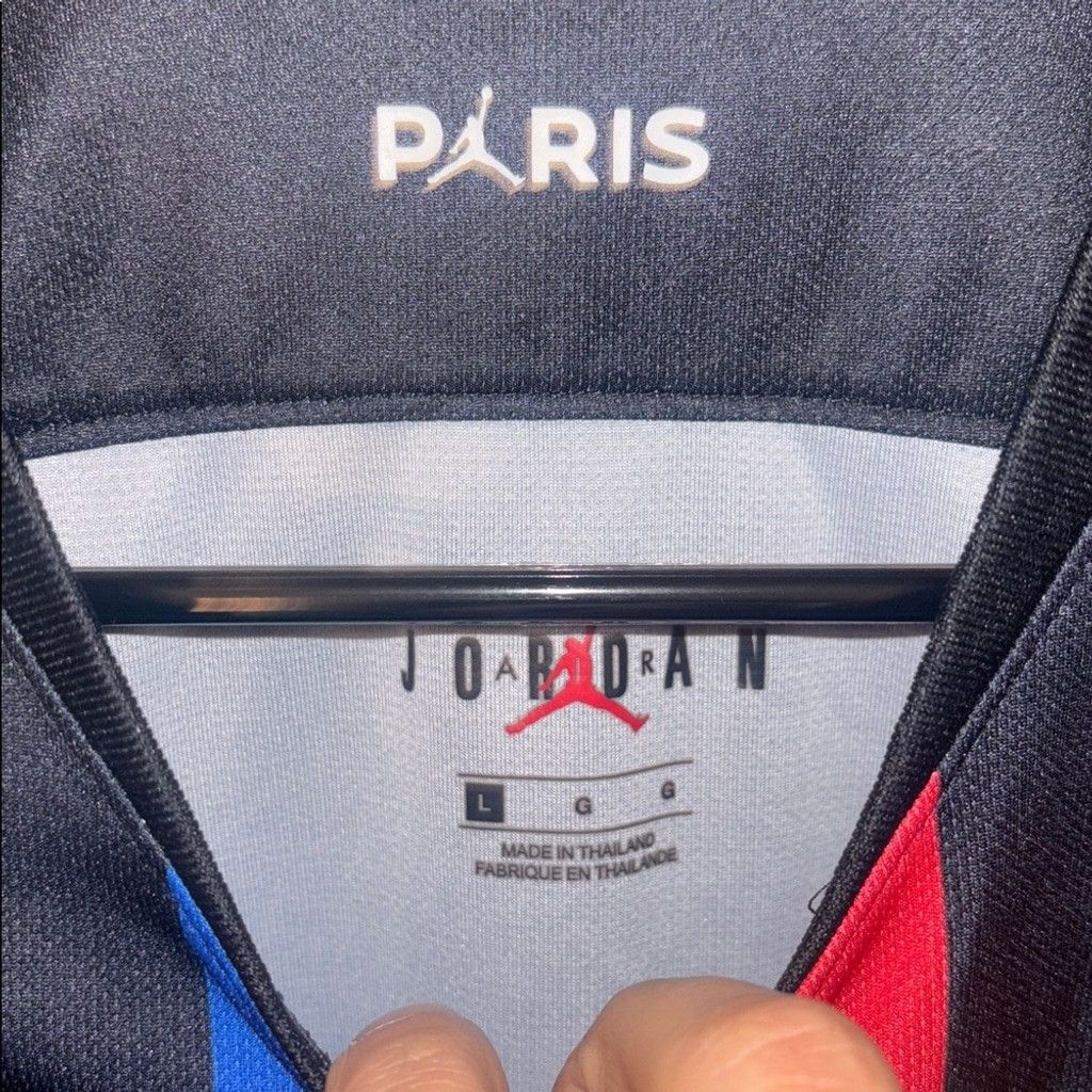 Jordan Brand PSG Paris Saint-Germain Jordan Soccer Jersey Sz Large Size US L / EU 52-54 / 3 - 4 Thumbnail