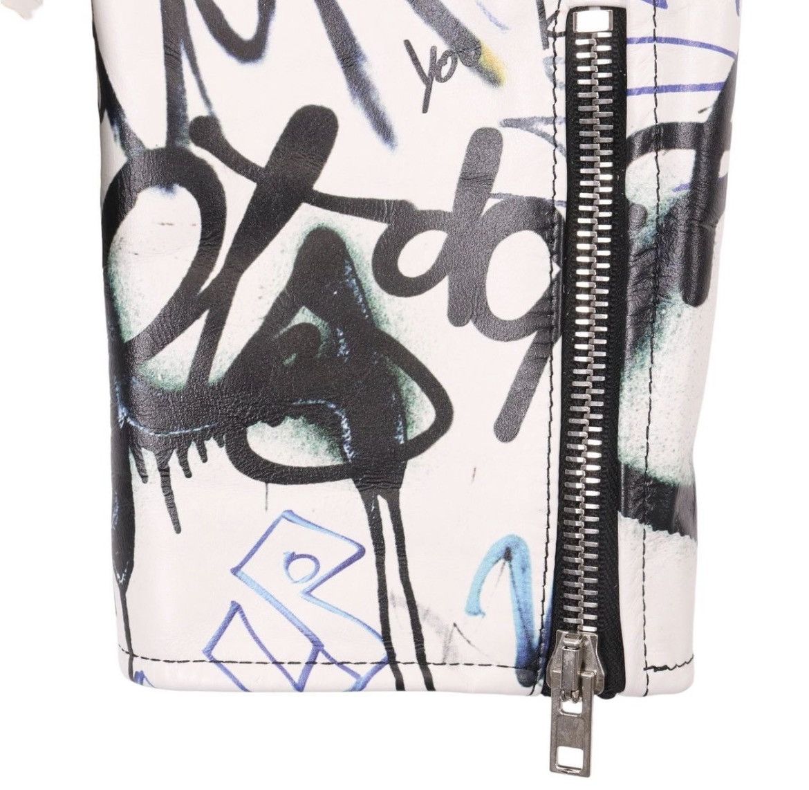 Vetements Vetements Graffiti Rider Jacket Size US S / EU 44-46 / 1 - 4 Thumbnail
