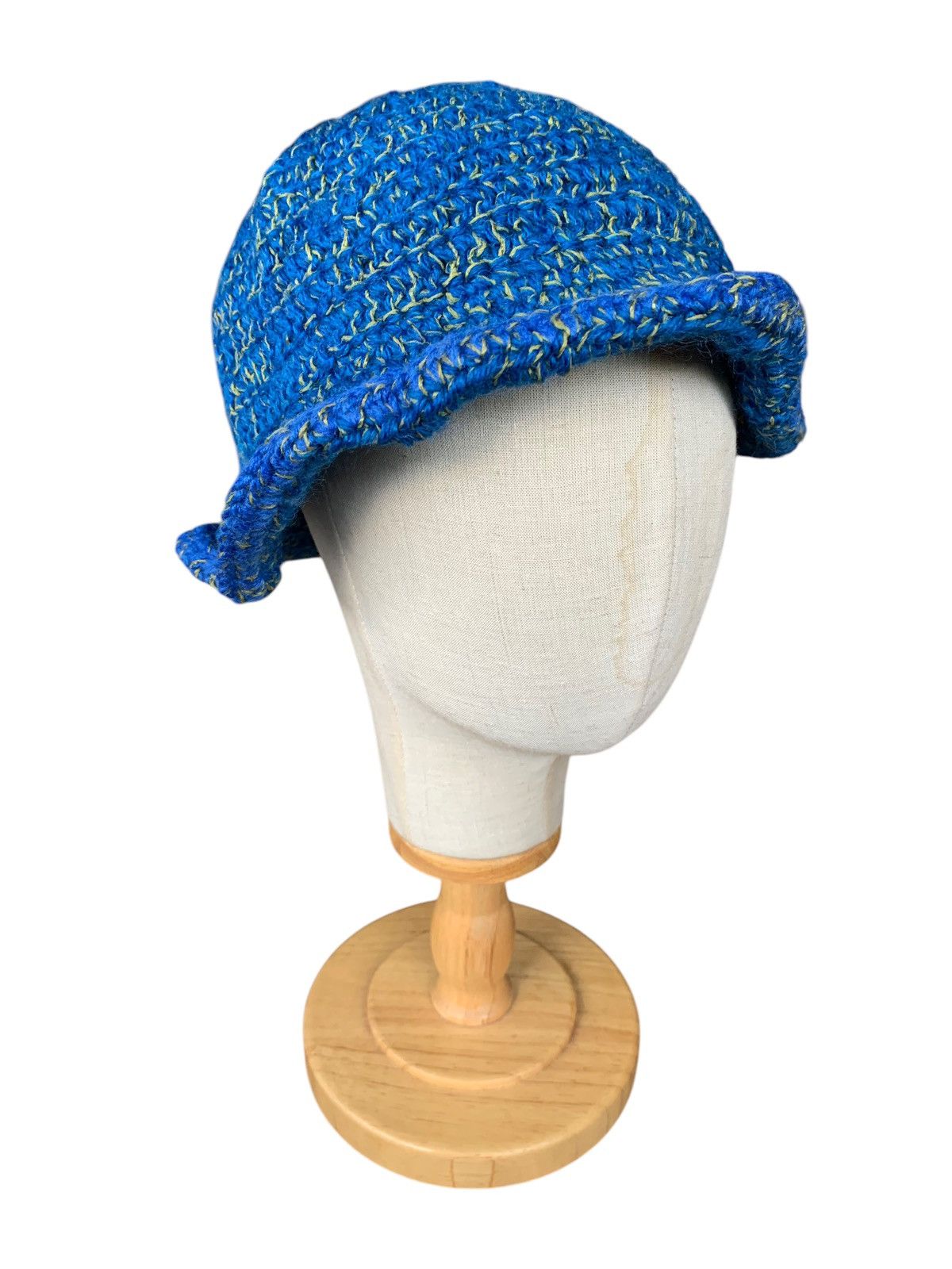 Japanese Brand × Kapital × Vintage knitted crochet bucket hats boulogne japanese beanie hats Size ONE SIZE - 4 Thumbnail
