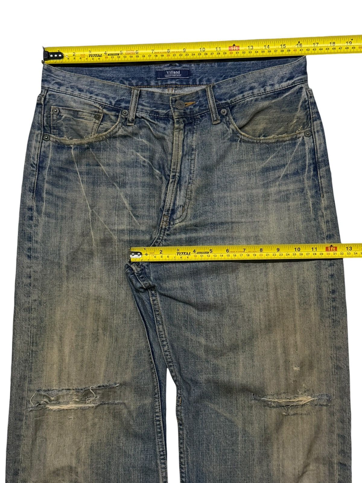Japanese Brand Vintage Villand Japanese Denim Jeans | Relaxed Wide Fit W32 Size US 32 / EU 48 - 13 Thumbnail