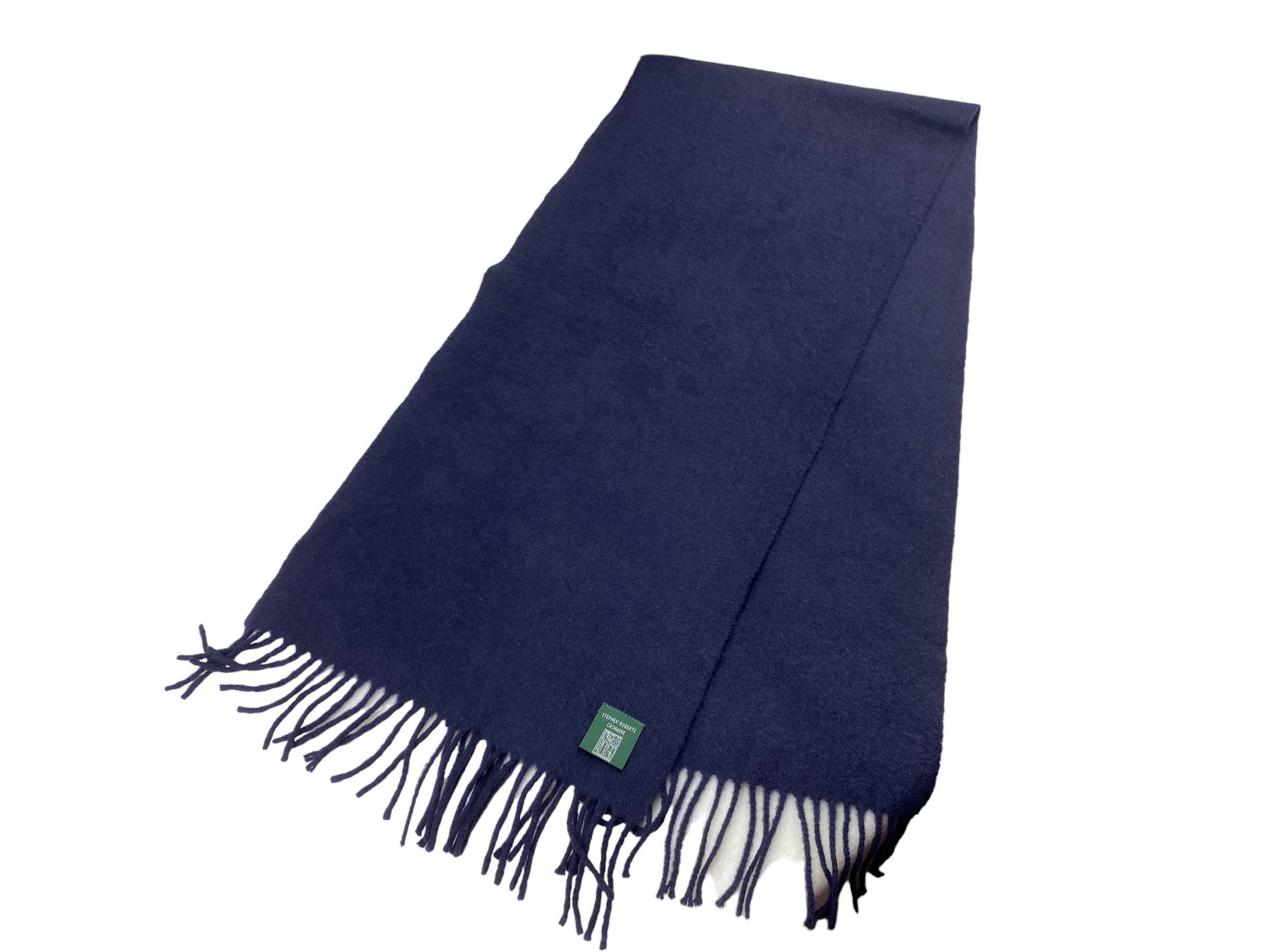 Vintage Vintage Stephens Roberts Pure Cashmere Scarf Luxury 90s Size ONE SIZE - 2 Thumbnail