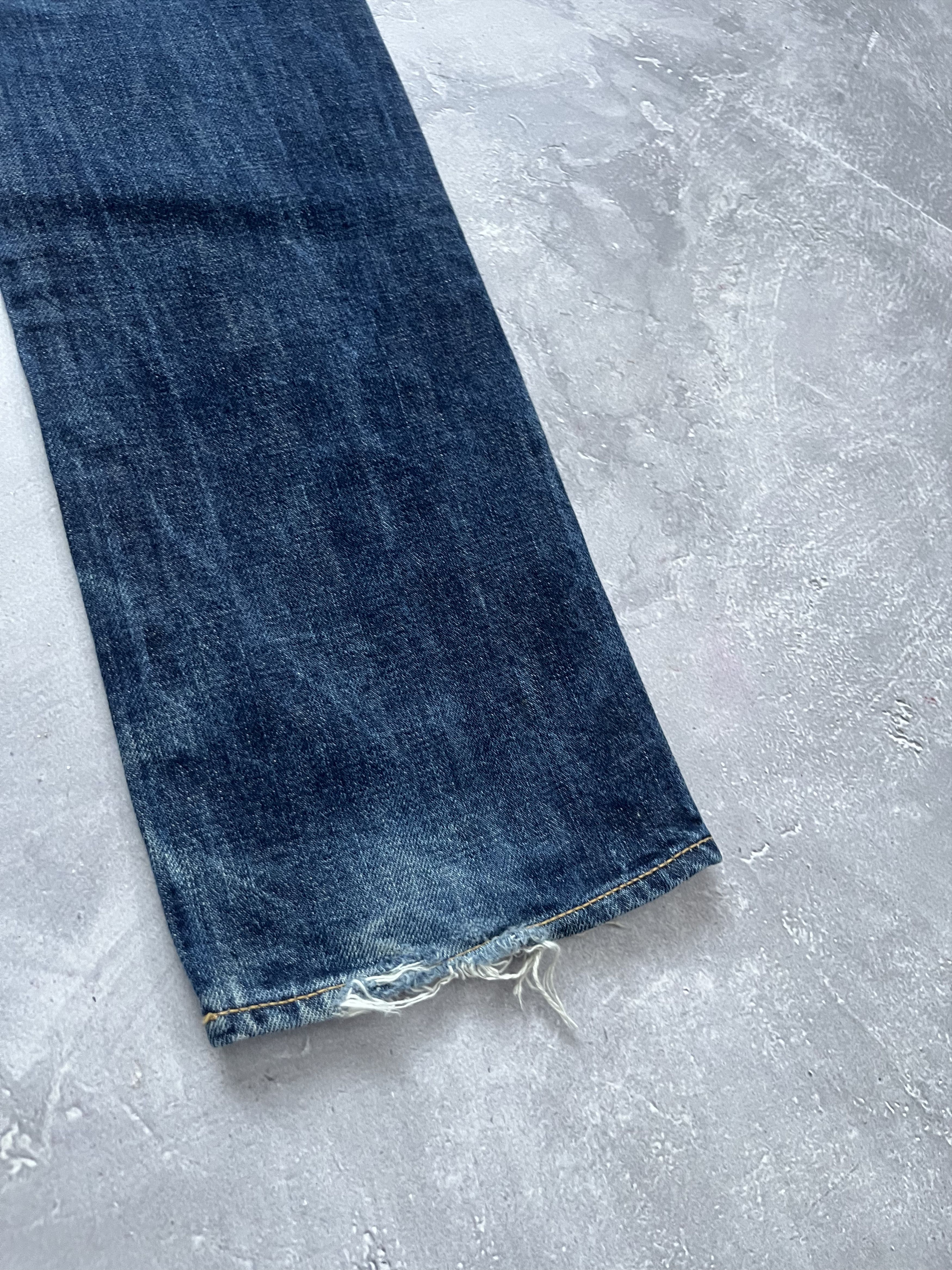 Edwin Vintage Edwin Selvedge Jeans Ed-71 Silm Fit Size 28x32 Blue Size US 28 / EU 44 - 15 Thumbnail