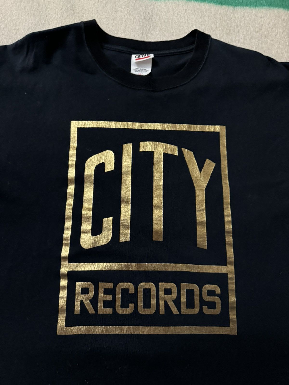 Japanese Brand × Number (N)ine × Takahiromiyashita The Soloist. Number (N)ine Takahiro High Streets City Records Shirt Large Size US L / EU 52-54 / 3 - 5 Thumbnail