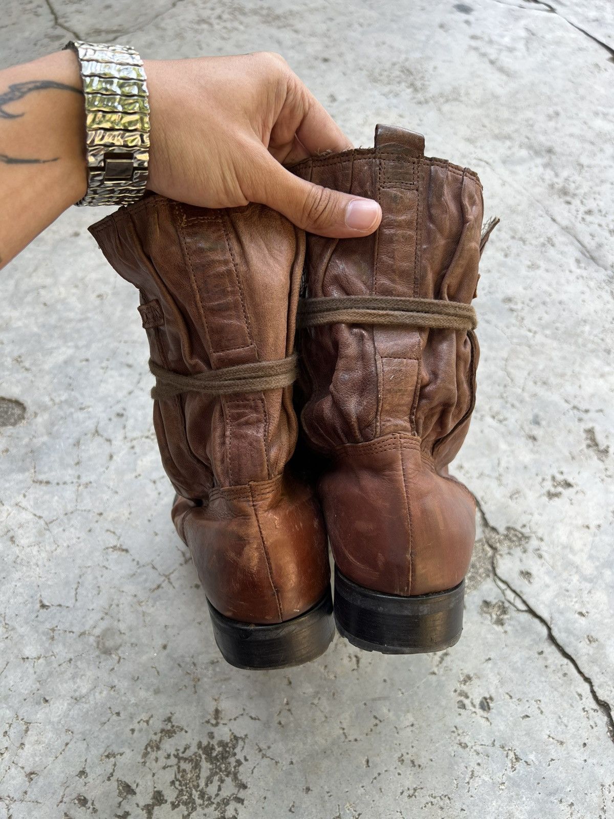Japanese Brand Archive T2[in] Leather Boots Size US 10 / EU 43 - 9 Thumbnail
