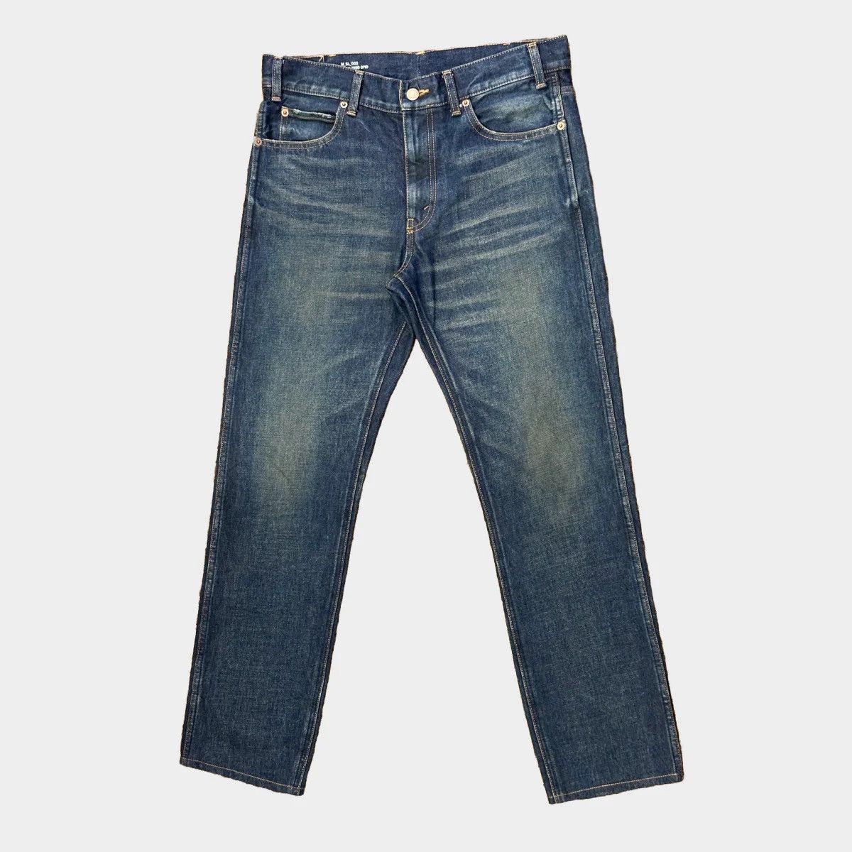 デニム・ジーパン CELINE JEANS DARK UNION WASH CELINE Clean Dark Union Wash Denim Neo Skinny Jeans Size 24