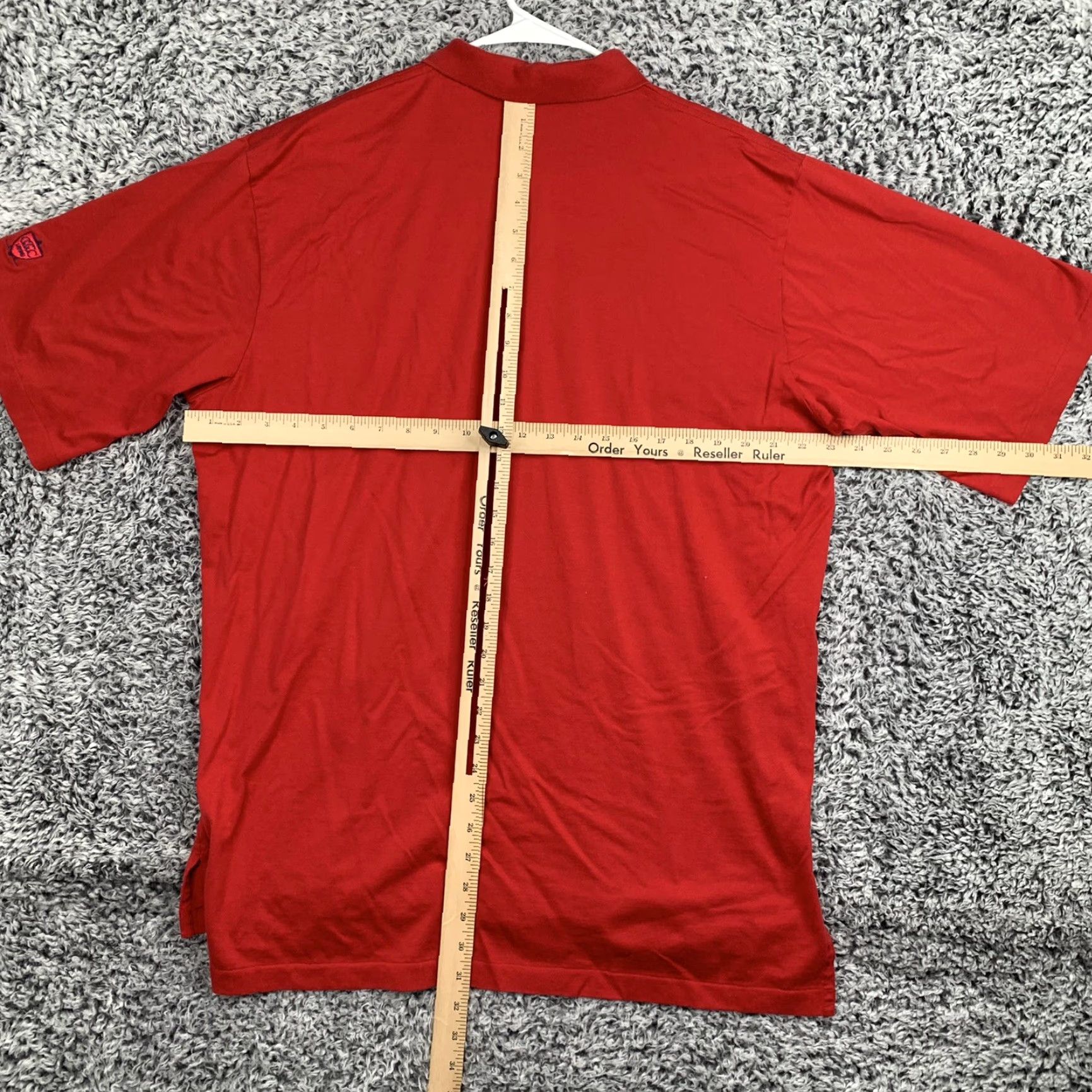 Polo Ralph Lauren VINTAGE Polo Ralph Lauren Polo Shirt Mens Large Red Plaid Shield Logo Embroidered 100% Cotton Short Sleeve Collared Button Regular Fit Ships? Size US L / EU 52-54 / 3 - 6 Thumbnail