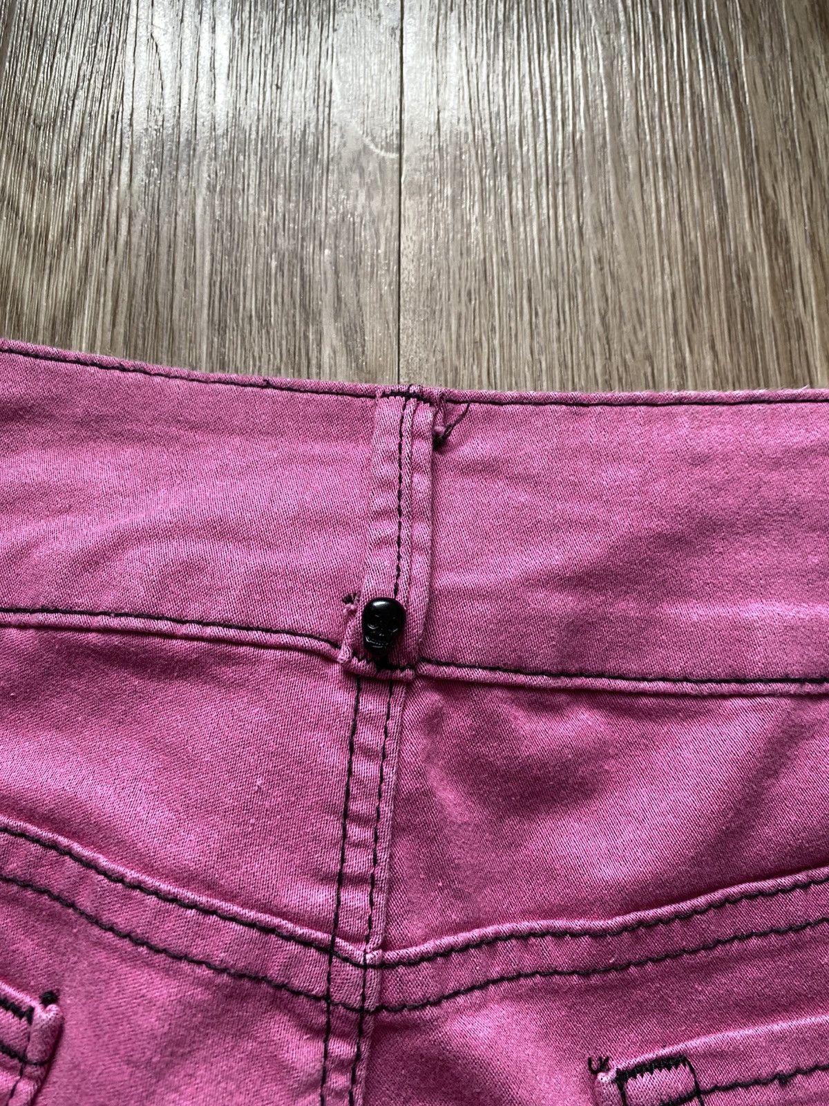Other Y2K Indie Pink Distressed Skinny Jeans Size 26" / US 2 / IT 38 - 7 Thumbnail
