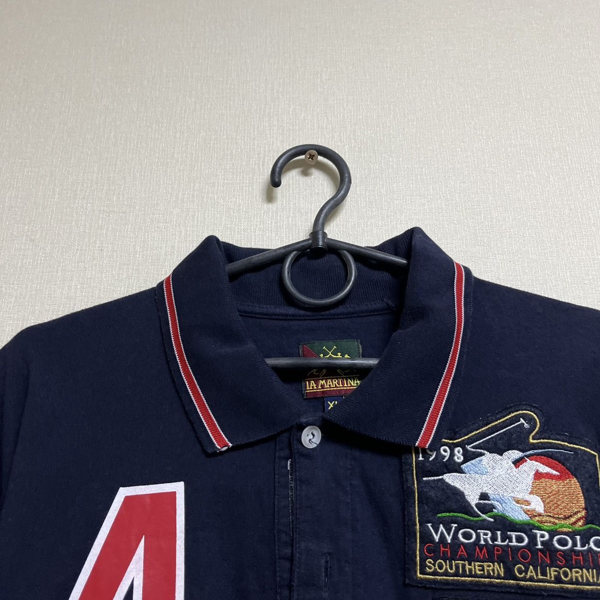 La Martina Vintage Y2K LA MARTINA Polo T-shirt Size US XL / EU 56 / 4 - 4 Thumbnail