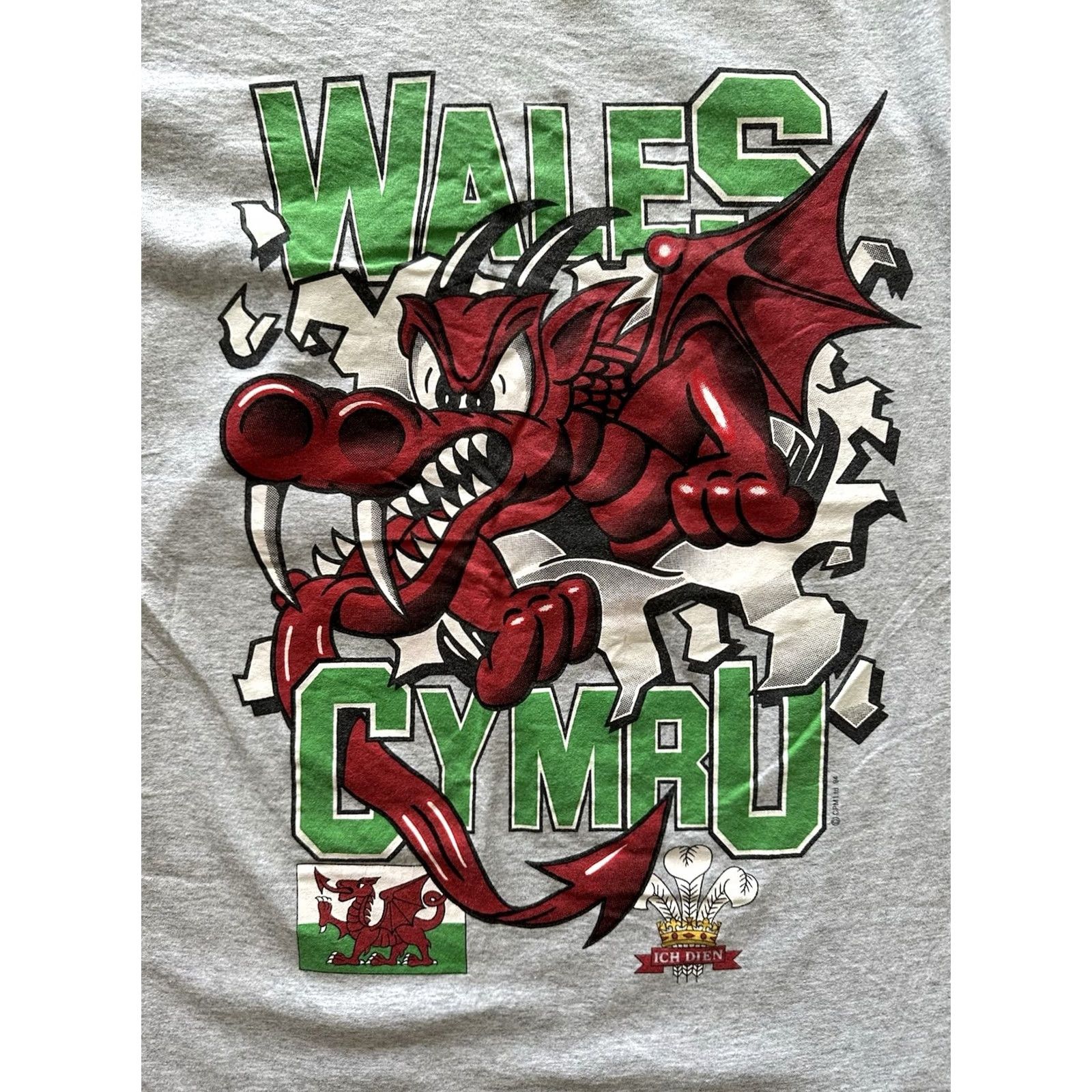 Vintage VINTAGE Screen Stars Shirt XL Cymru Dragons 90s Breakthrough Tee Mens Size US XL / EU 56 / 4 - 3 Thumbnail
