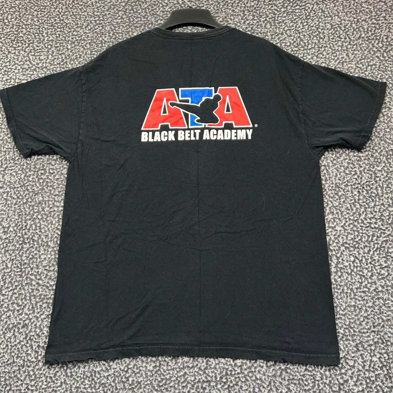 Hanes Black Belt Academy Shirt Men XL Hanes Crew Neck Cotton L Size US L / EU 52-54 / 3 - 1 Thumbnail