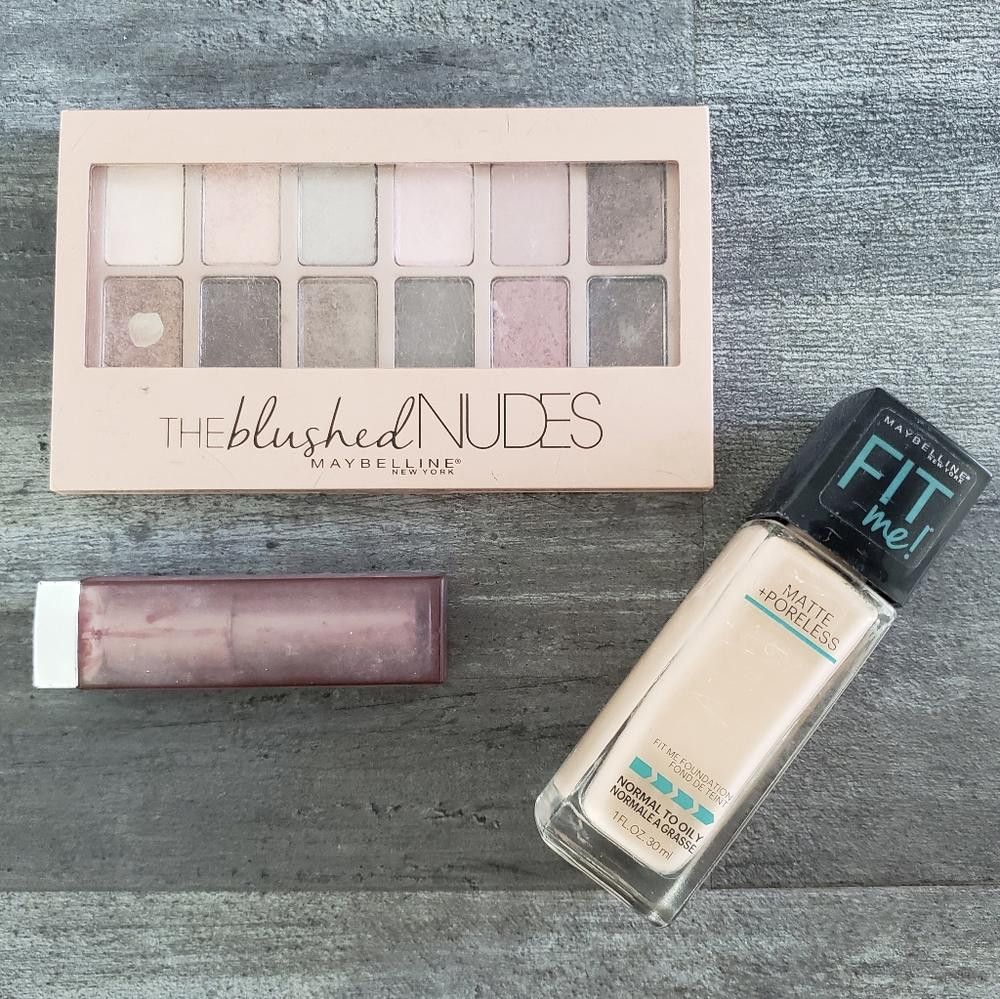 Designer MAYBELLINE | Makeup Blushed Nudes 3 Bundle Size ONE SIZE - 1 Preview