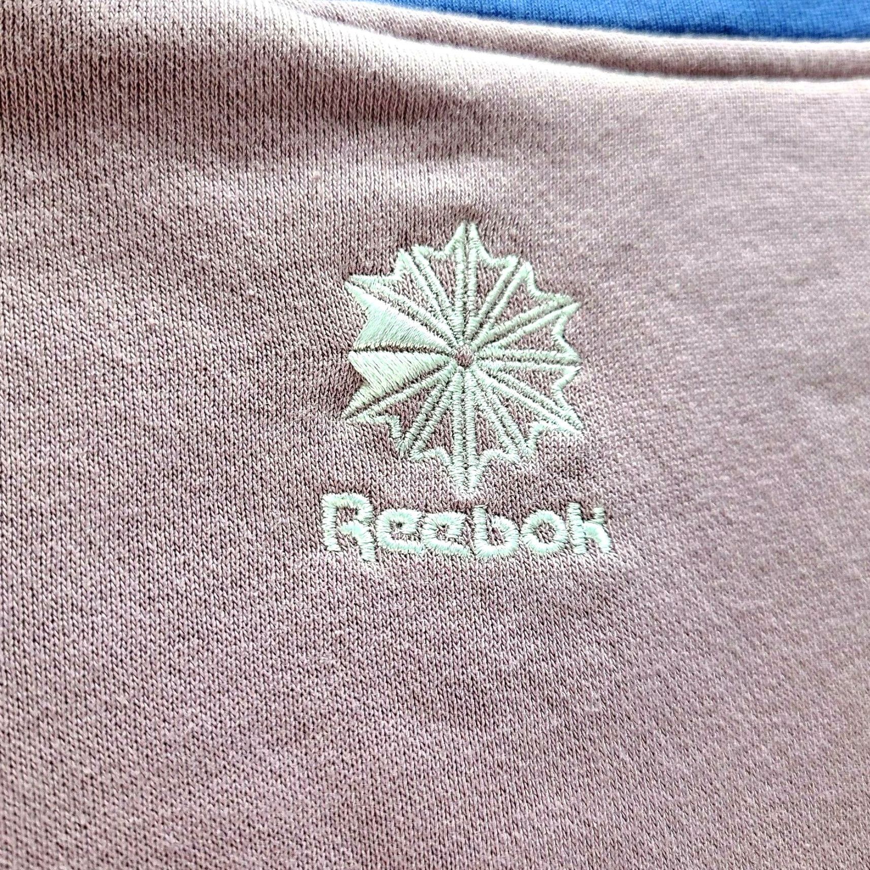 Reebok Reebok Pullover Sweatshirt Unisex Adults Size L 1/4 Zip Purple Blue Retro 80s Vintage Style Shirt Size US L / EU 52-54 / 3 - 5 Thumbnail