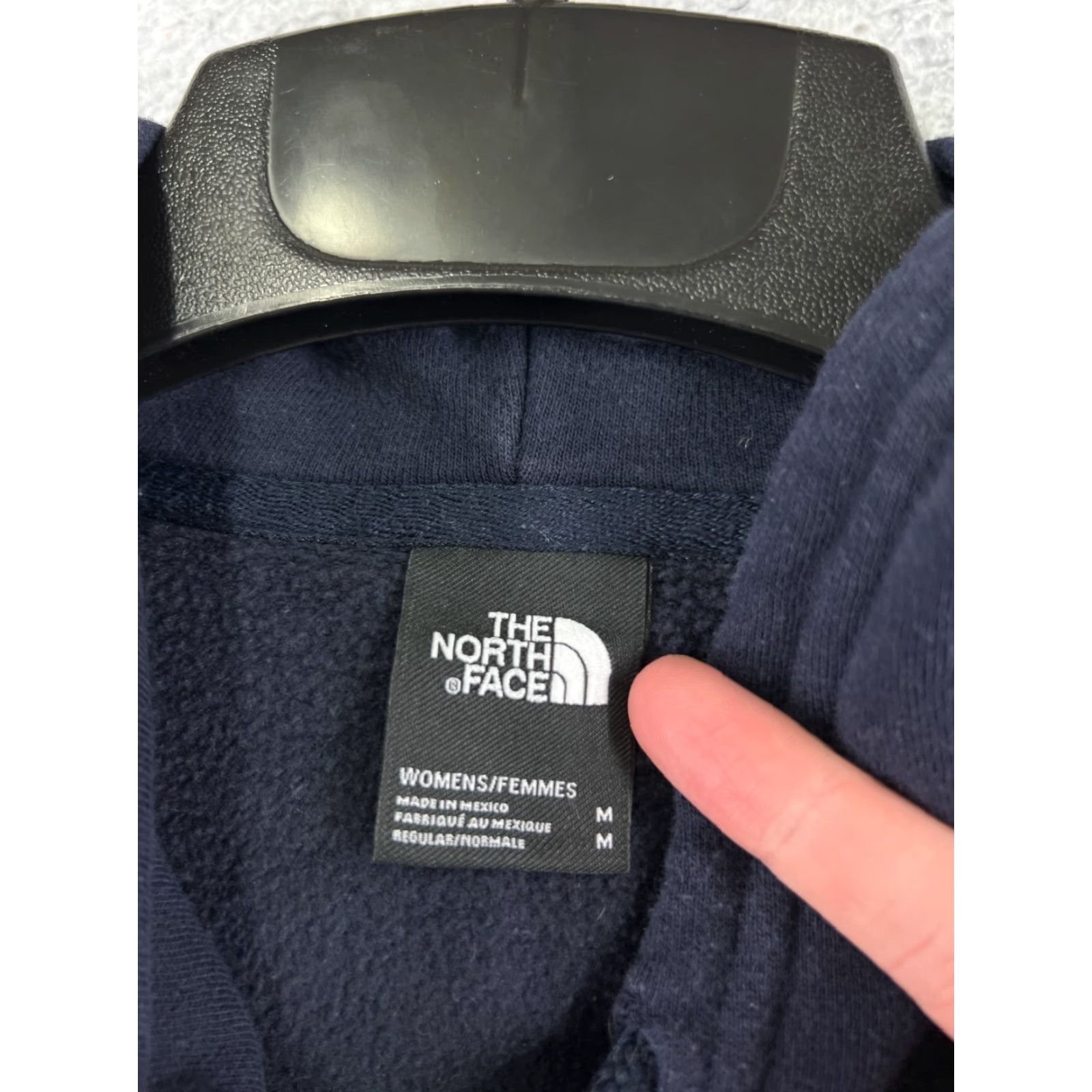 The North Face The North Face Hoodie Womens M Blue Logo Pocket Sweatshirt Cotton Blend Pullover Long Sleeve Crew Neck Size M / US 6-8 / IT 42-44 - 3 Thumbnail