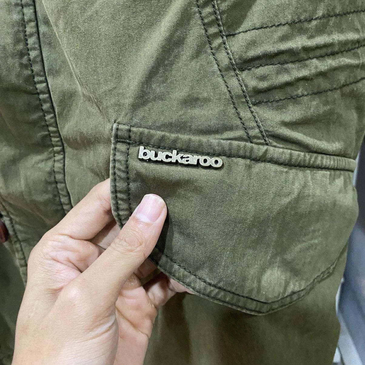 BUCKAROO Buckaroo olive green parka jacket with a faux-fur trim hood Size US M / EU 48-50 / 2 - 13 Thumbnail