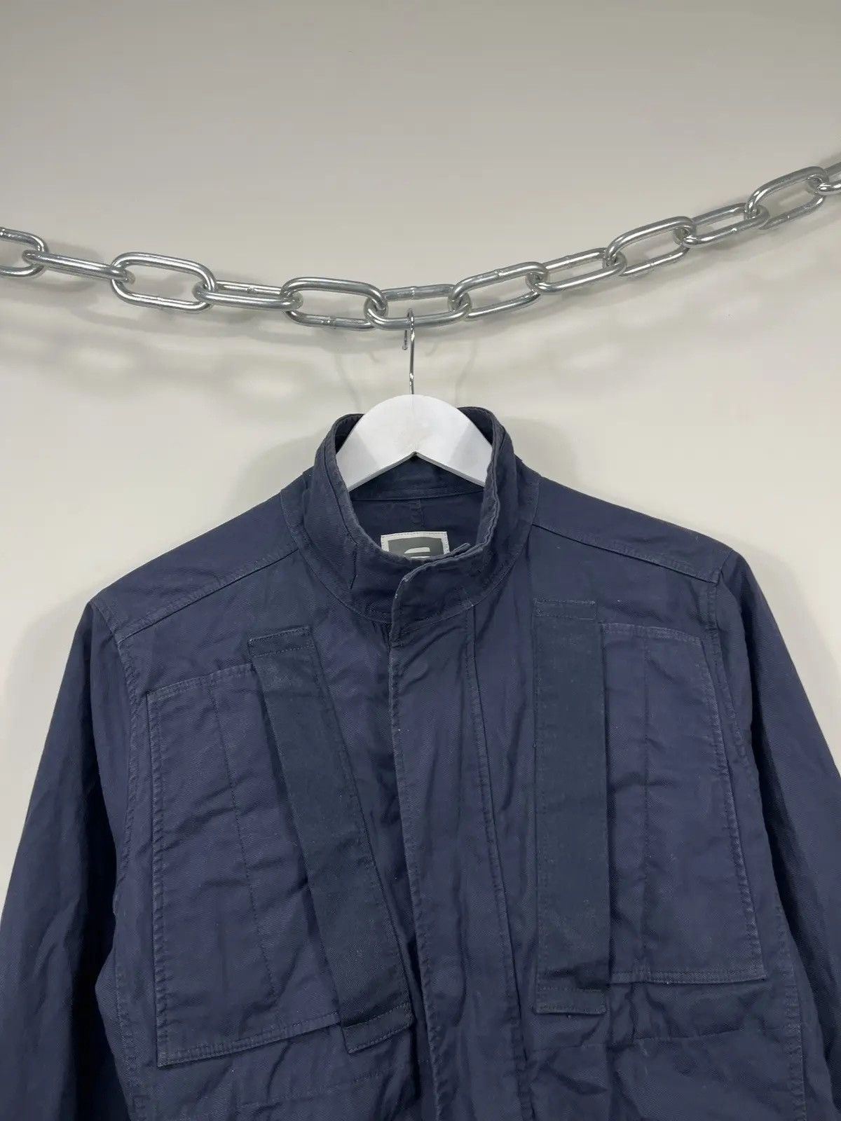 G-Star × Vintage Vintage G-Star Raw Y2K Navy Avant Garde Japanese Hype Jacket Size US M / EU 48-50 / 2 - 3 Thumbnail