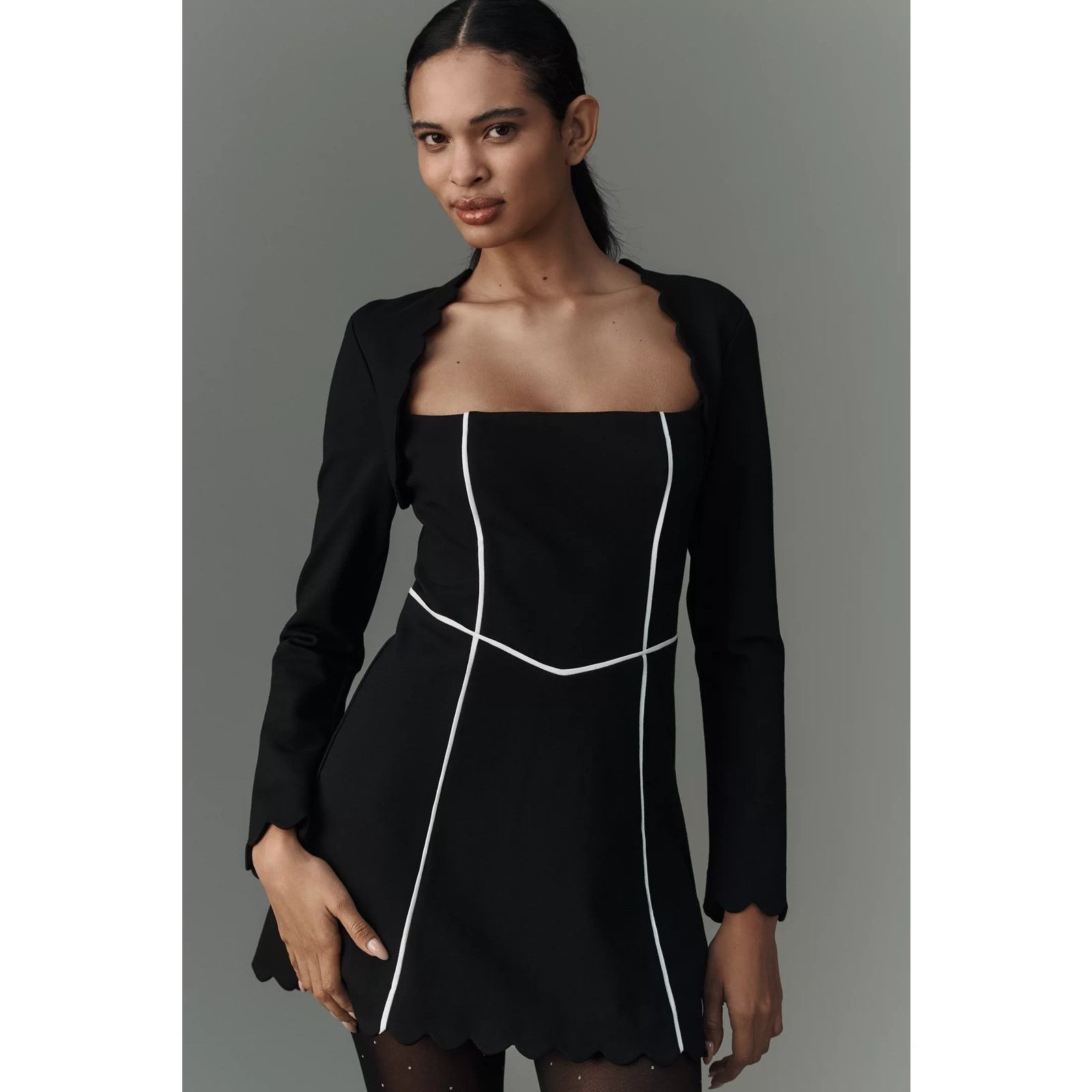 maeve short-sleeve sheer embellished mini dress New Anthropologie Maeve Short-Sleeve Sheer Embellished Mini Dress $248   Timeless Treasurz