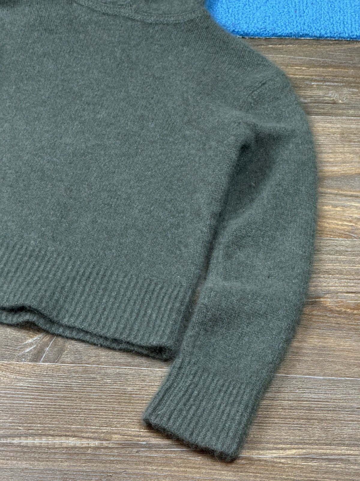 Lisa Yang Lisa Yang Cashmere Knitted Hooded Green Sweater Size M / US 6-8 / IT 42-44 - 5 Thumbnail