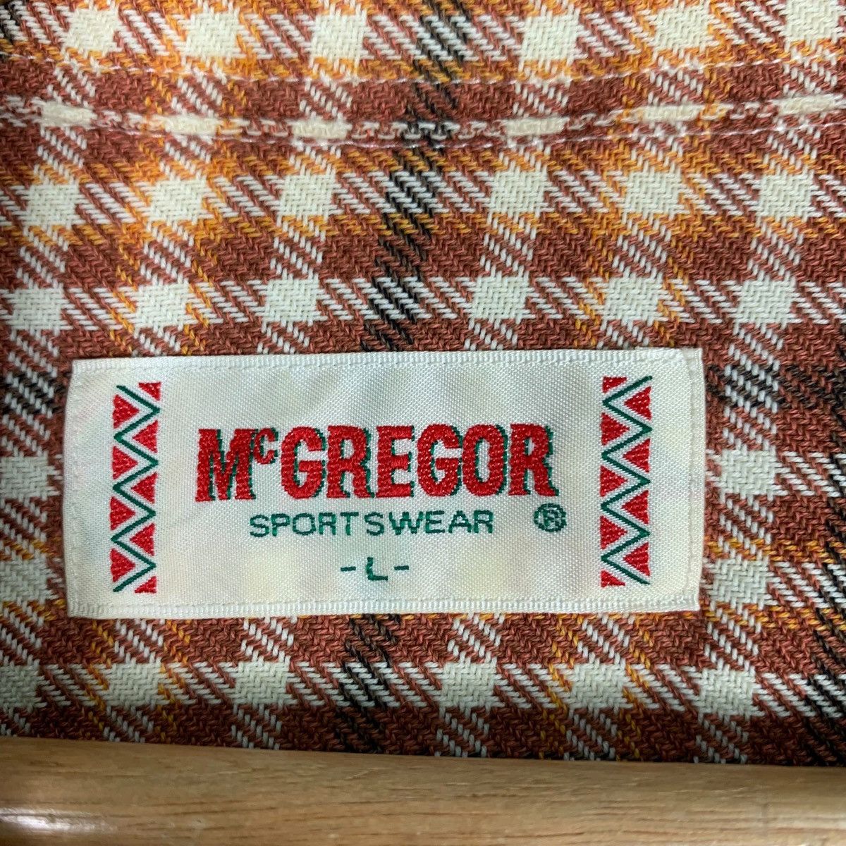 McGregor Mcgregor Sportswear Tartan Checked Plaid Flannel #0931-C41 Size US L / EU 52-54 / 3 - 16 Thumbnail