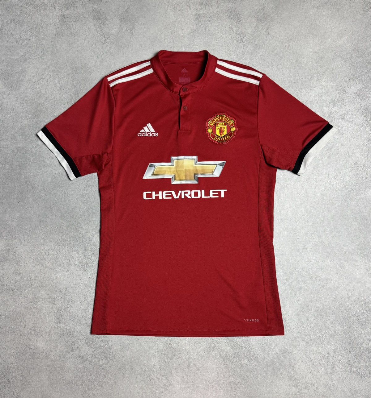 Adidas Manchester United 2017 2018 Home Shirt Soccer Jersey Adidas Size US S / EU 44-46 / 1 - 1 Thumbnail