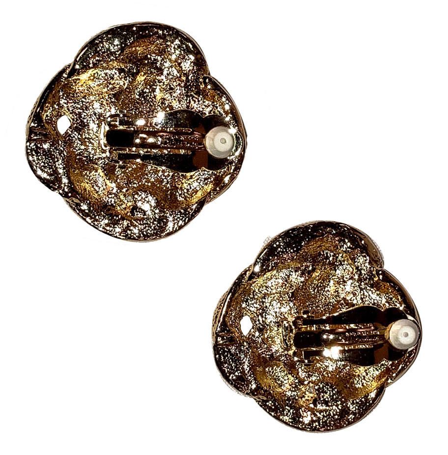 Givenchy Givenchy Interlocking Rope Goldtone Earrings Size ONE SIZE - 5 Thumbnail
