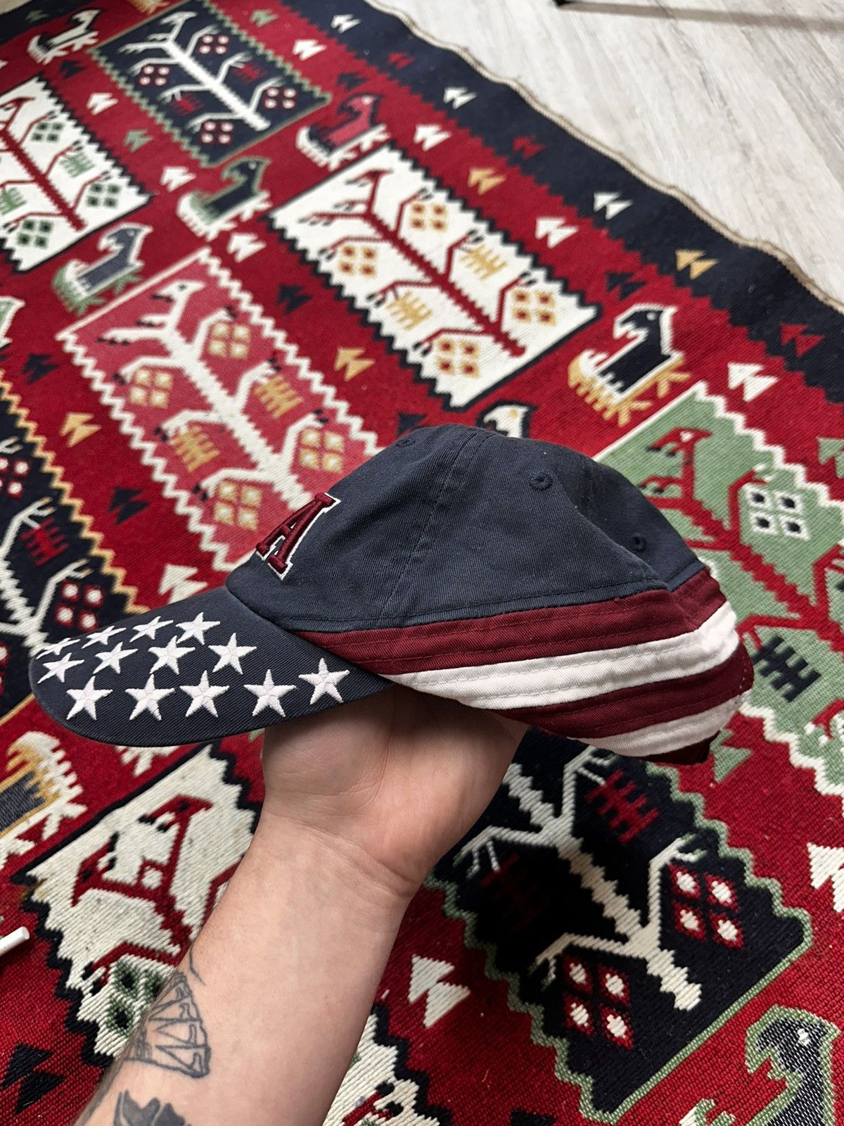 Japanese Brand × Vintage Vintage USA Y2K Cap hat Size ONE SIZE - 3 Thumbnail