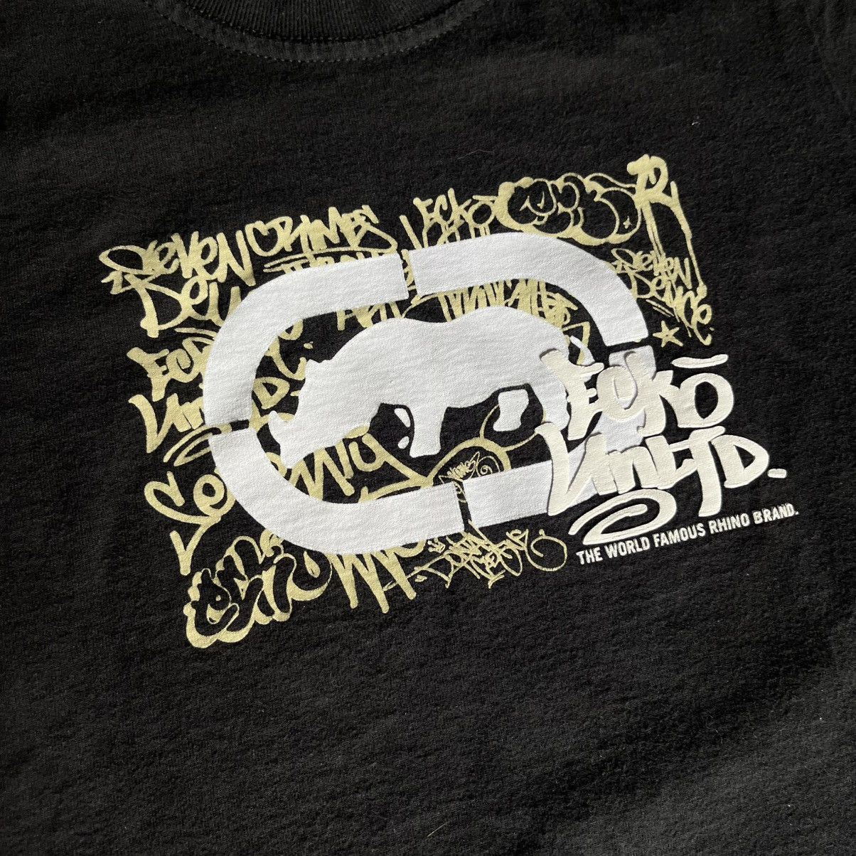 Ecko Unltd. Vintage 2000s Ecko Unlimited Rhino Graphic Logo Baby T Shirt Size S / US 4 / IT 40 - 3 Thumbnail